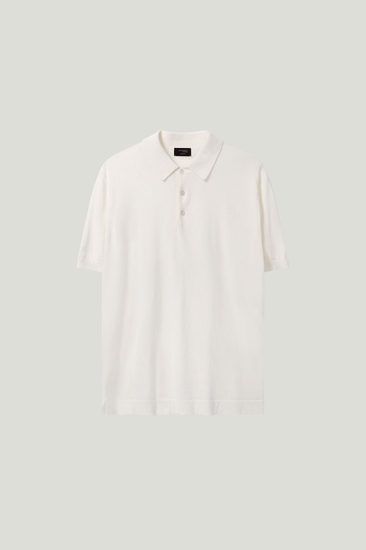 The Organic Cotton Polo - milk white