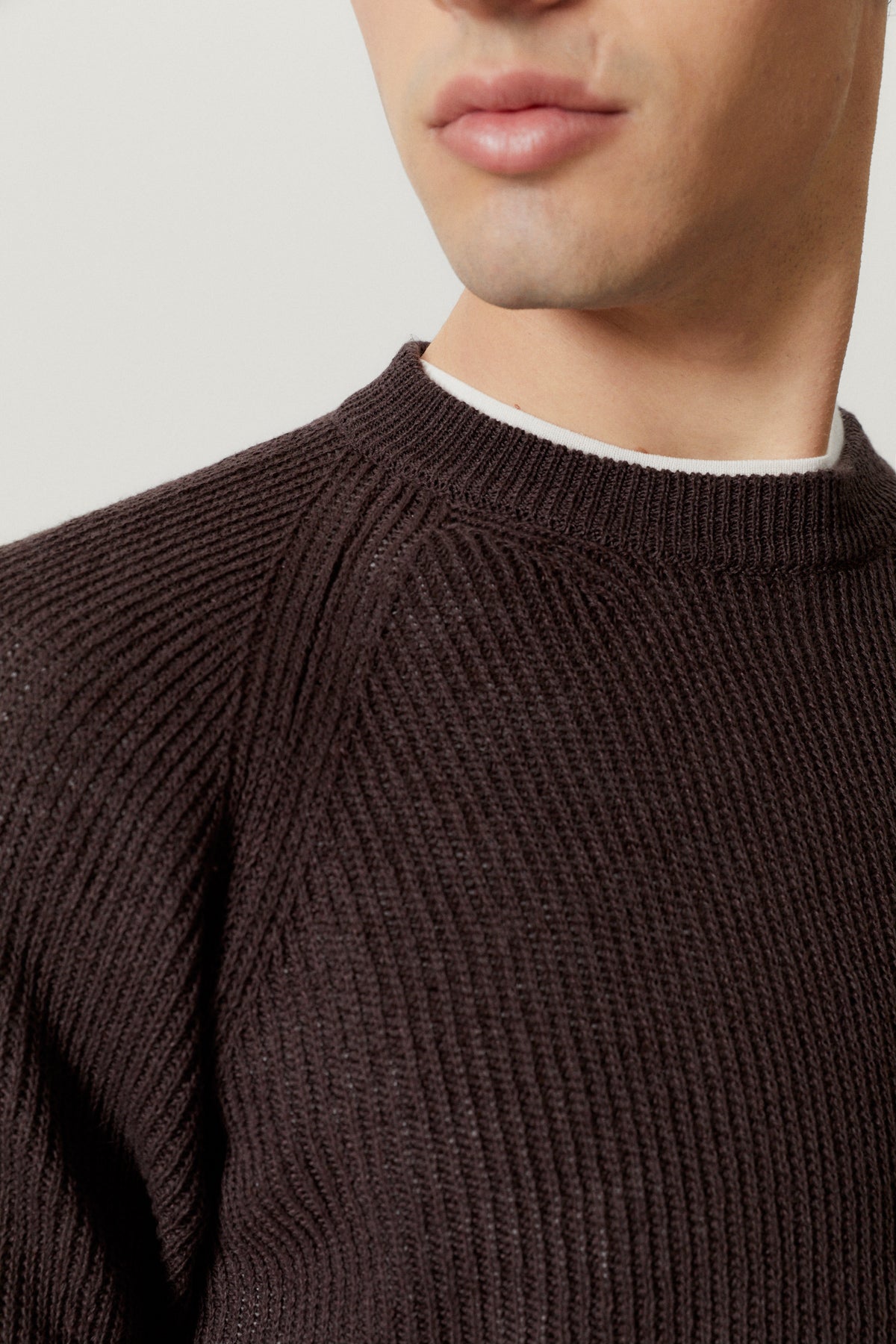 Girocollo in Lino e Cotone