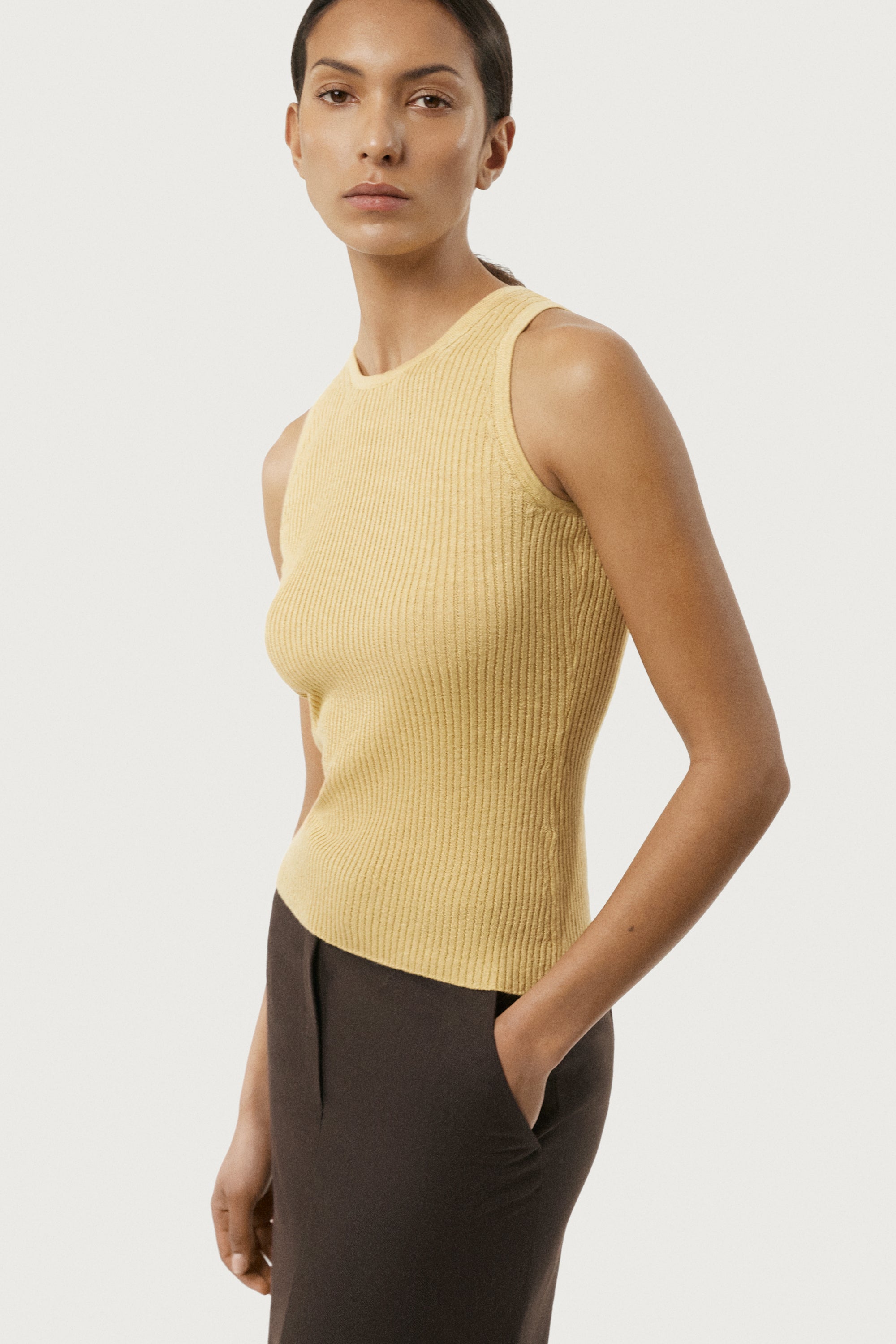 The Linen Cotton Tank Top