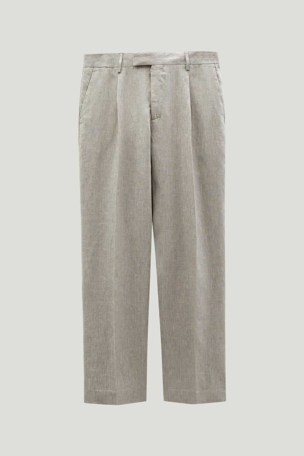 The Linen Twill Trousers sand melange