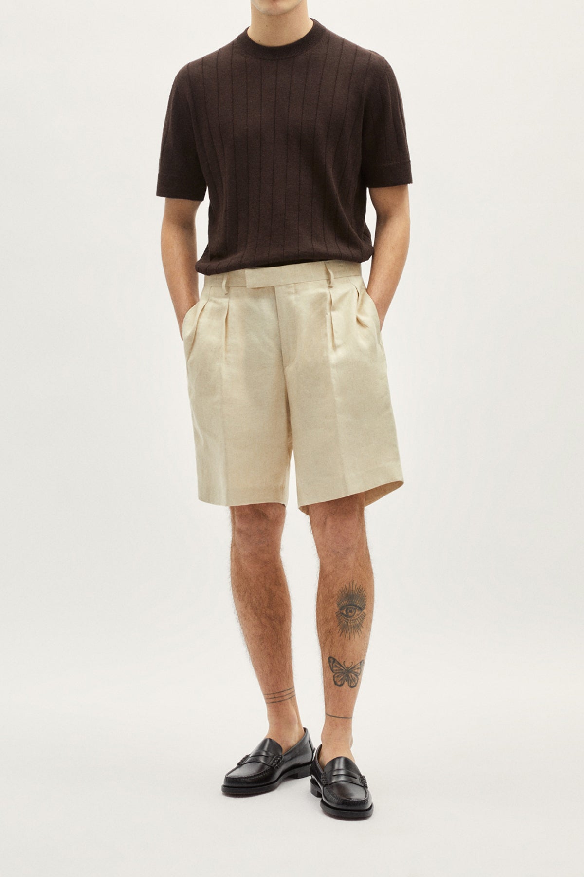 Bermuda in Twill di Lino