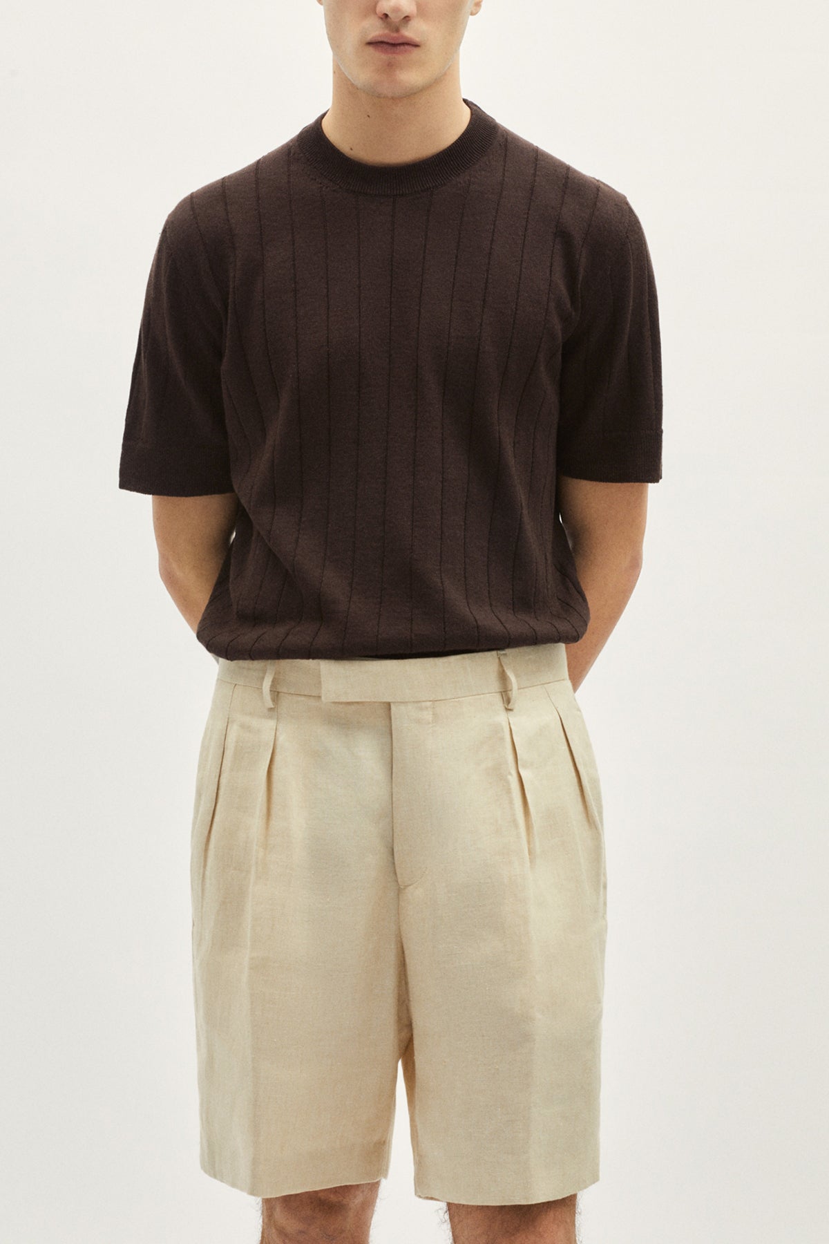 Bermuda in Twill di Lino