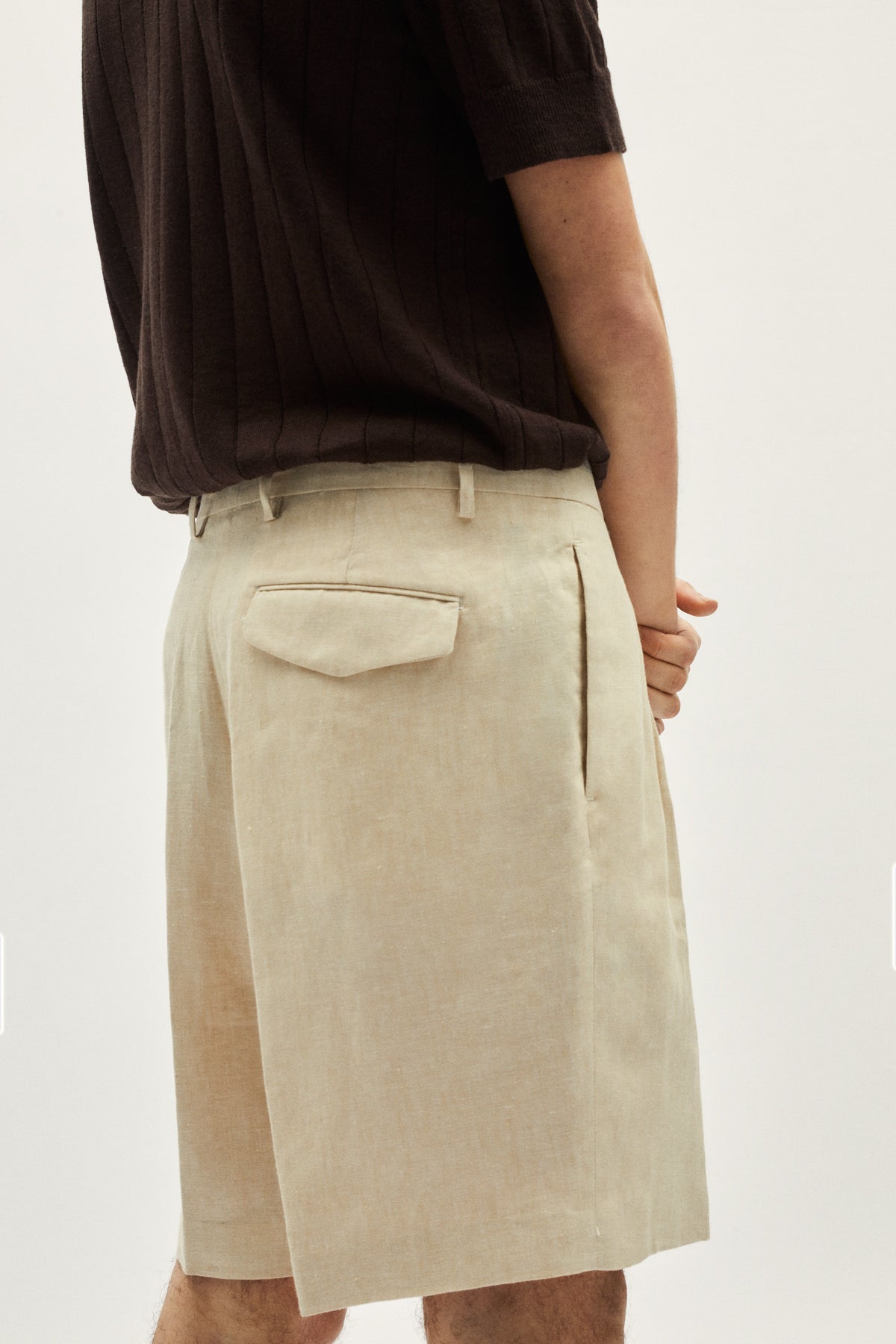 Bermuda in Twill di Lino