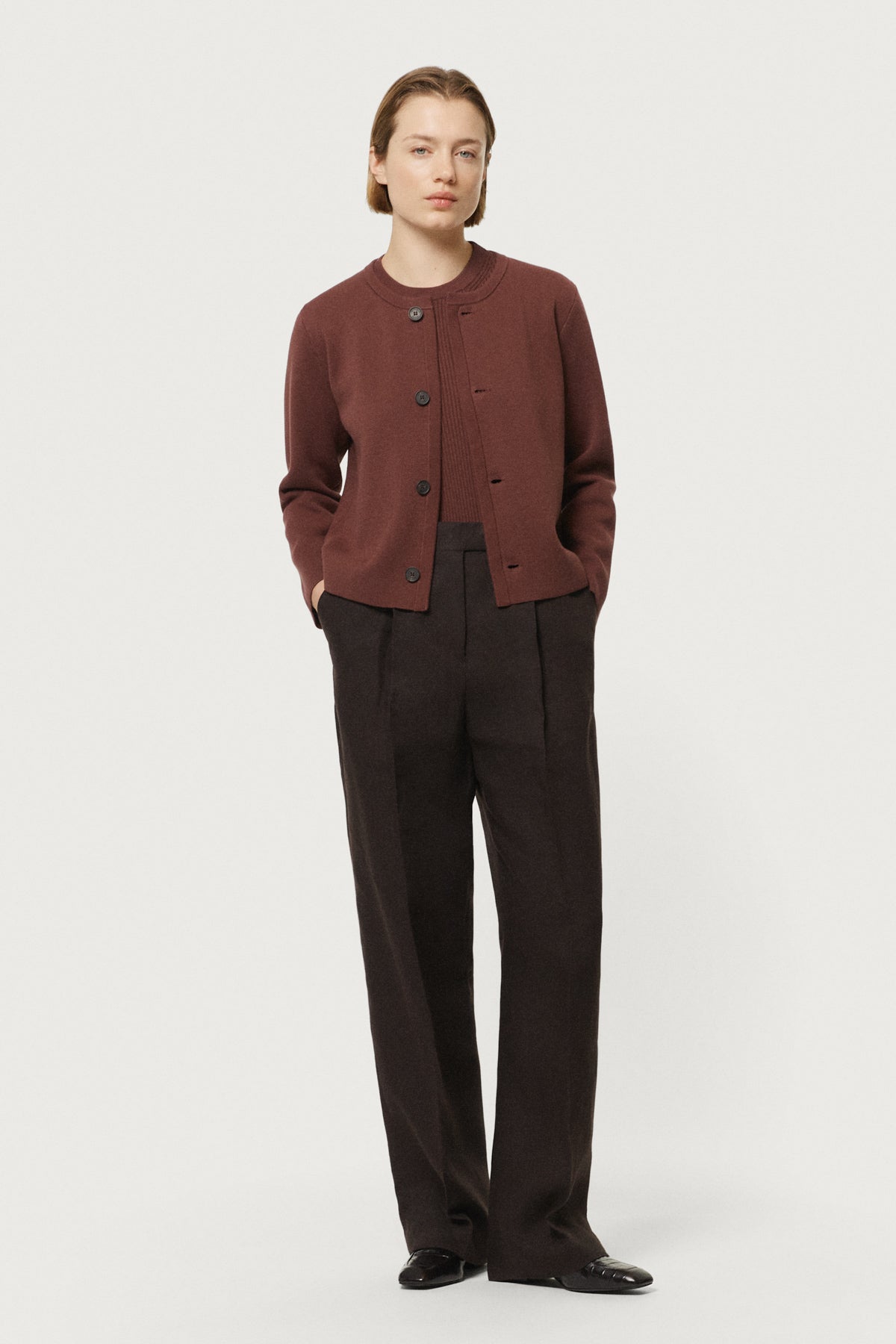 Schnittige Jacke aus Bio-Baumwolle