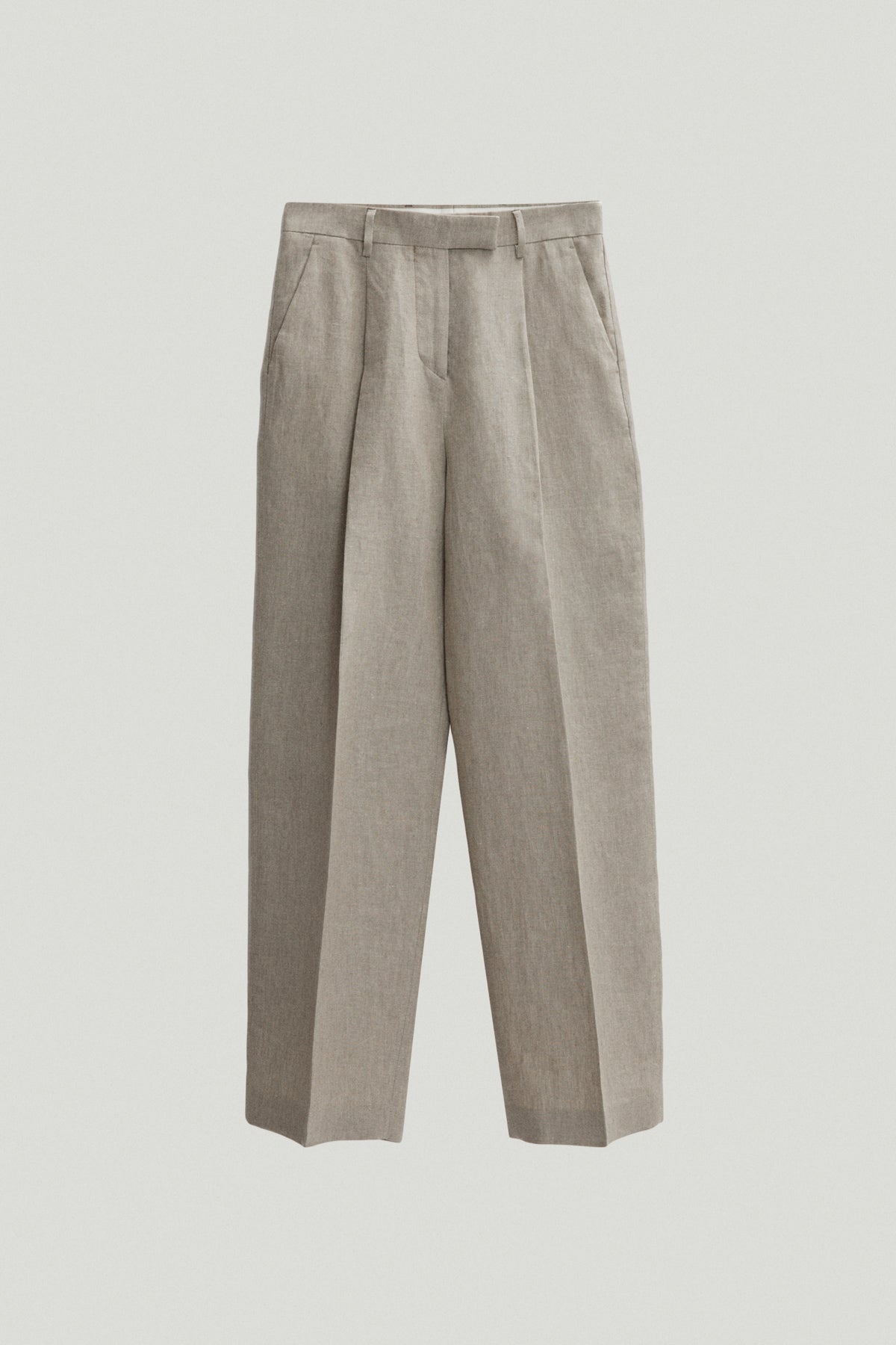 Pantaloni in Twill di Lino