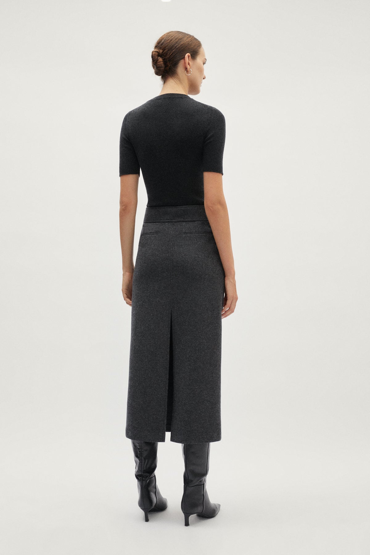The Woolen Skirt - grey