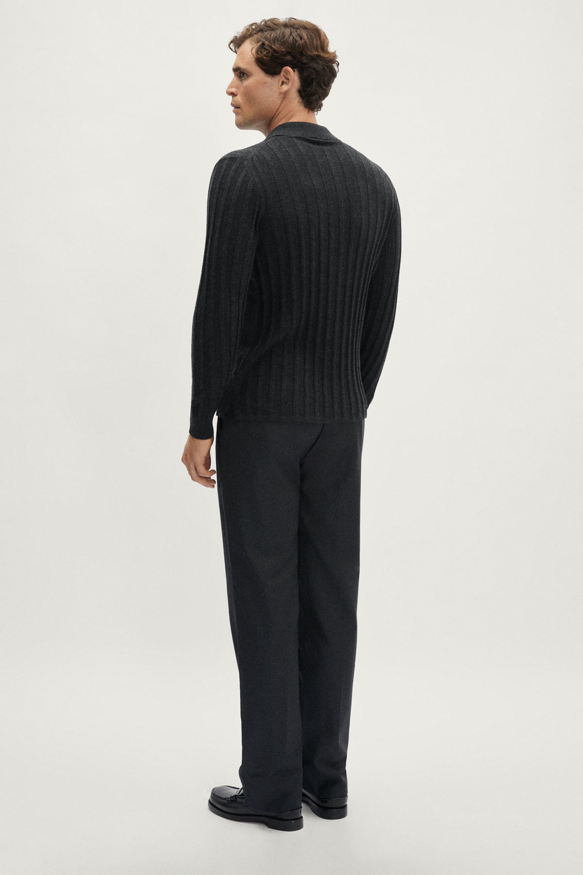 The Ultrasoft Ribbed Shirt grey