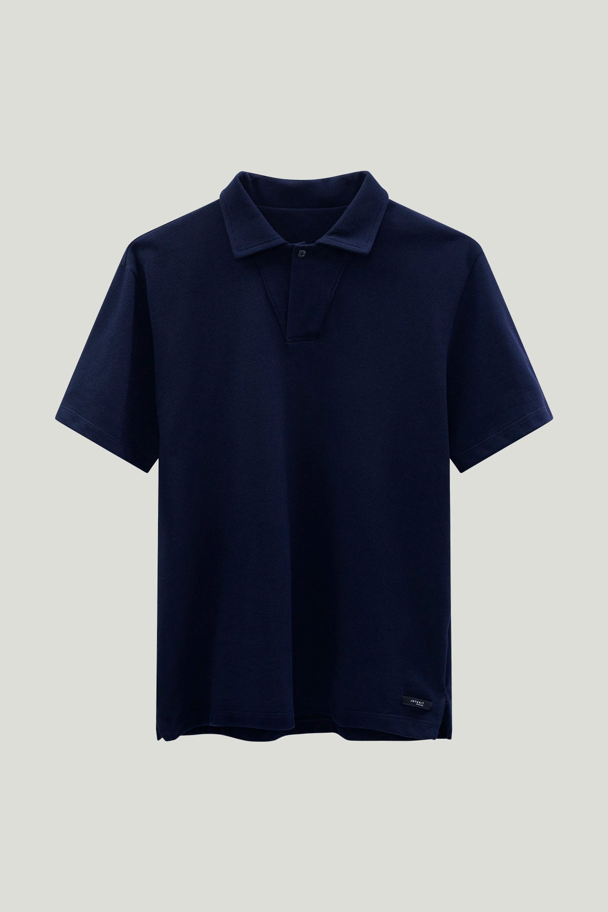 The Organic Cotton Piqué Short Sleeve Polo deep blue