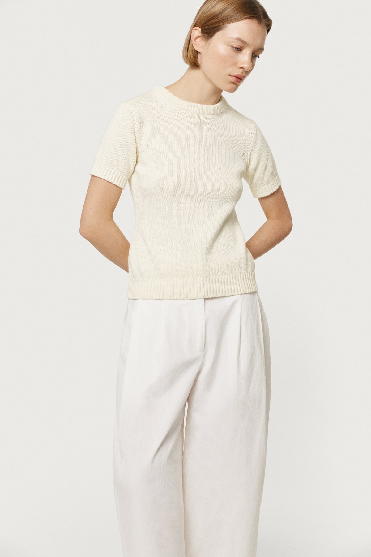 T-shirt Tricot in Cotone Organico