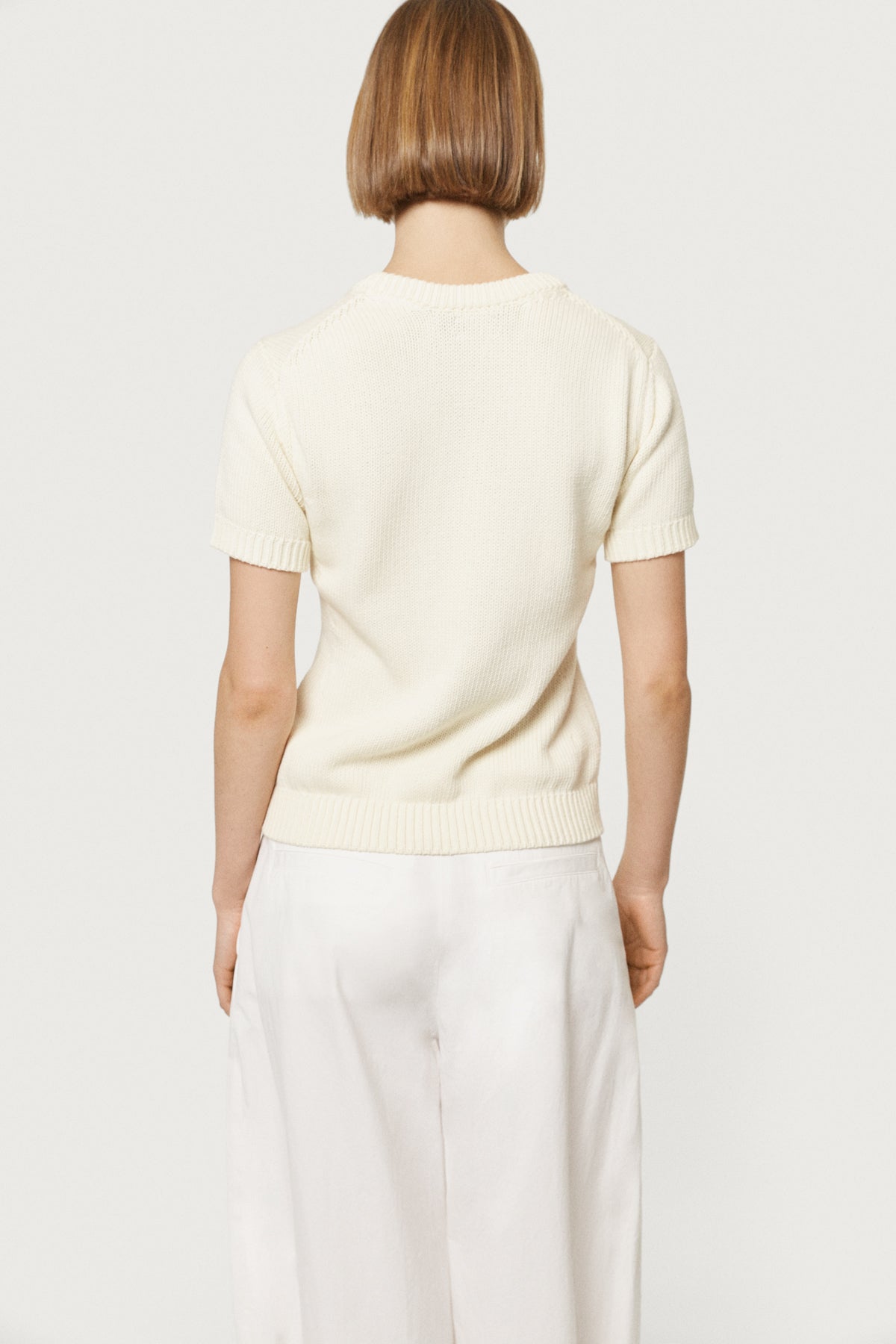 T-shirt tricoté en Coton biologique