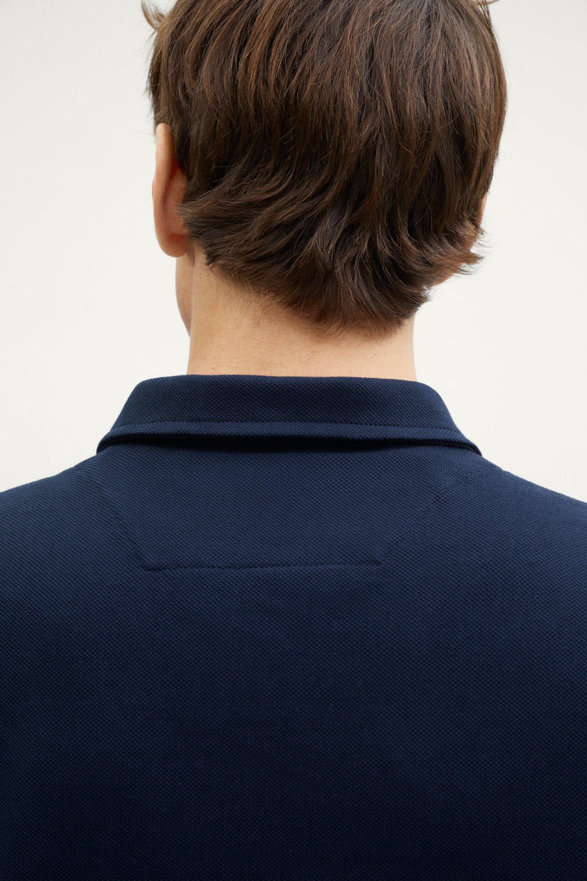 The Organic Cotton Piqué Short Sleeve Polo deep blue