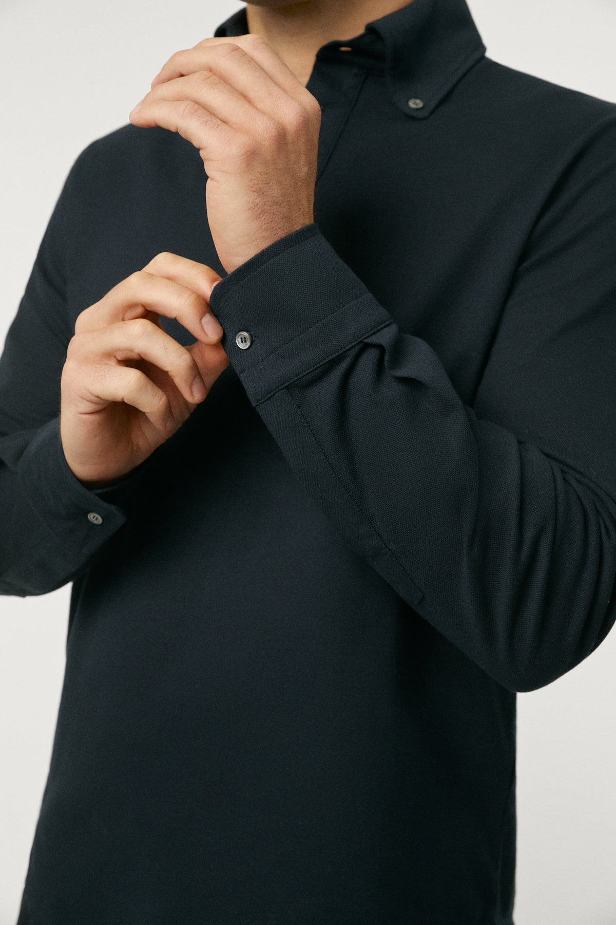 The Organic Ice Cotton Piqué Polo blue