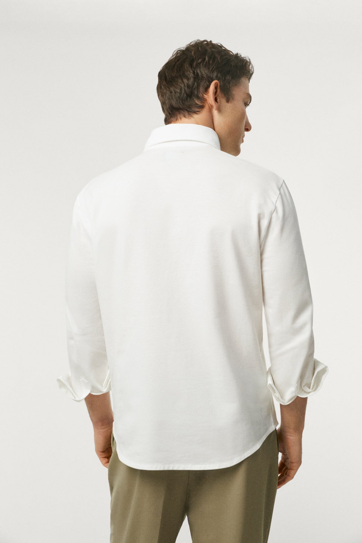 The Organic Ice Cotton Piqué Polo white