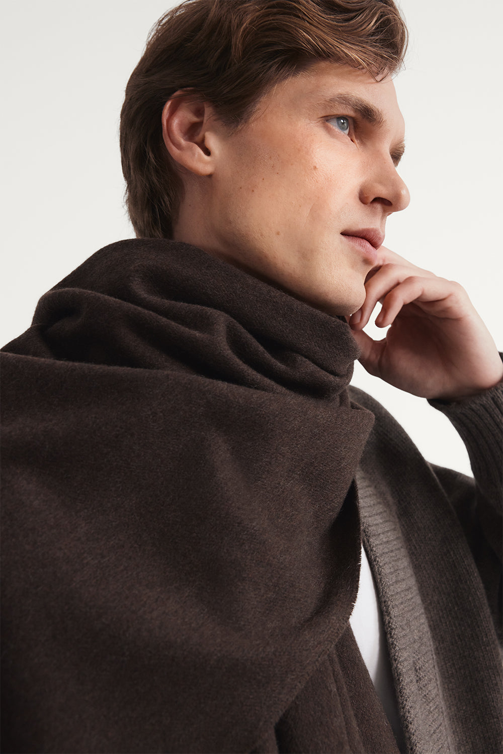 The Upcycled Oversized Cashmere Scarf