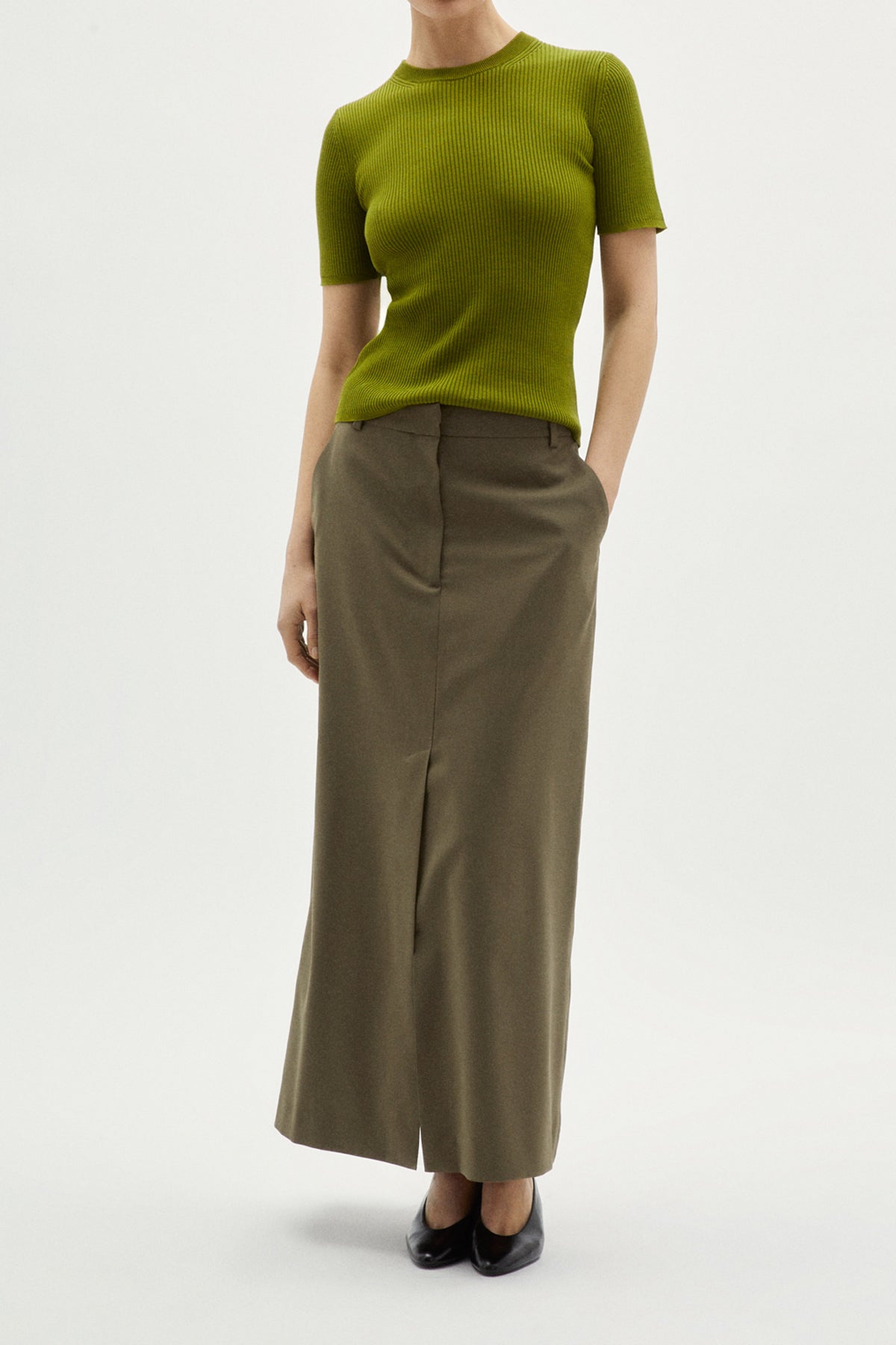T-Shirt a Coste in Cotone Organico