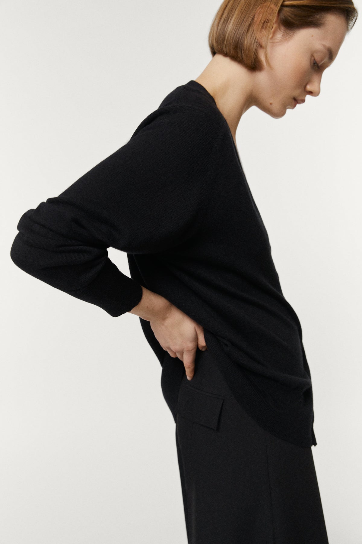Locker fallender Cardigan aus Superweicher Wolle
