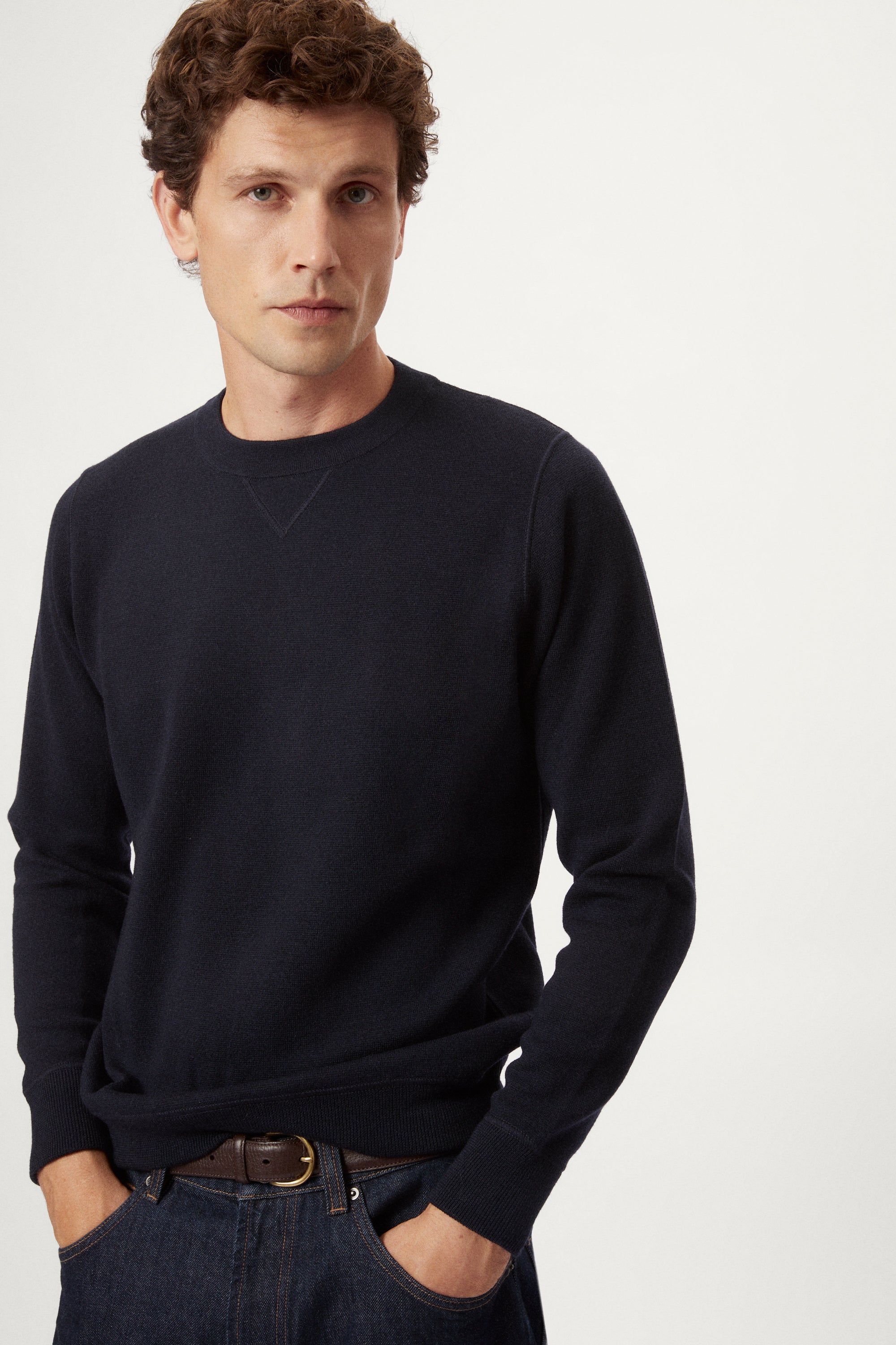 Le sweat-shirt en laine mérinos