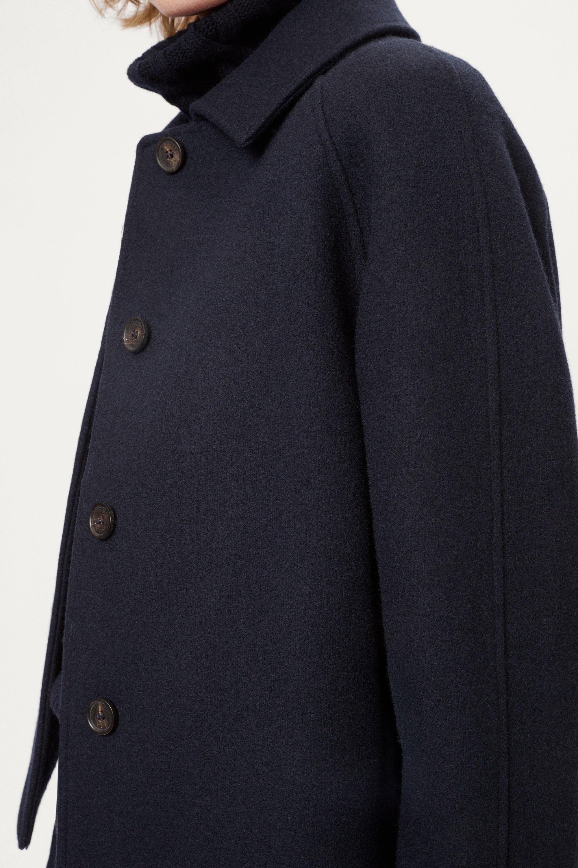 The Woolen Cropped Coat