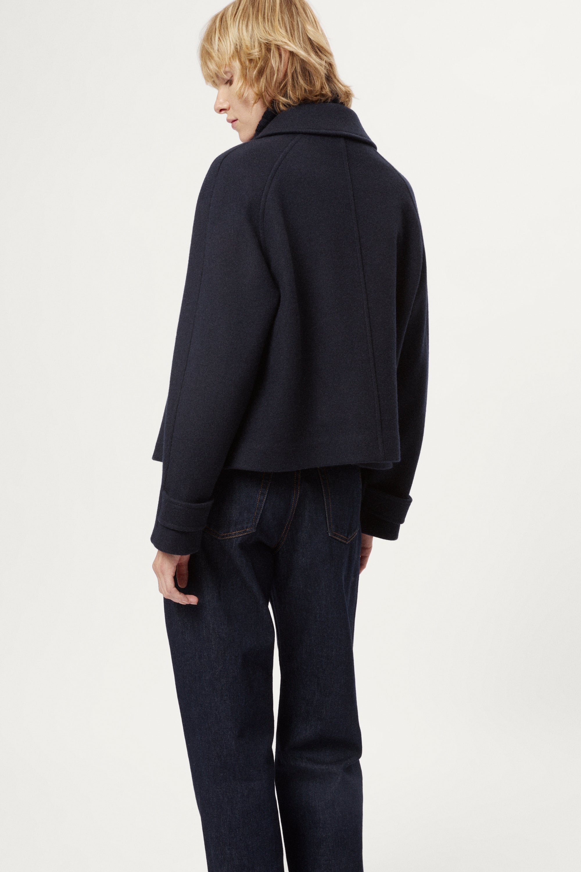 The Woolen Cropped Coat