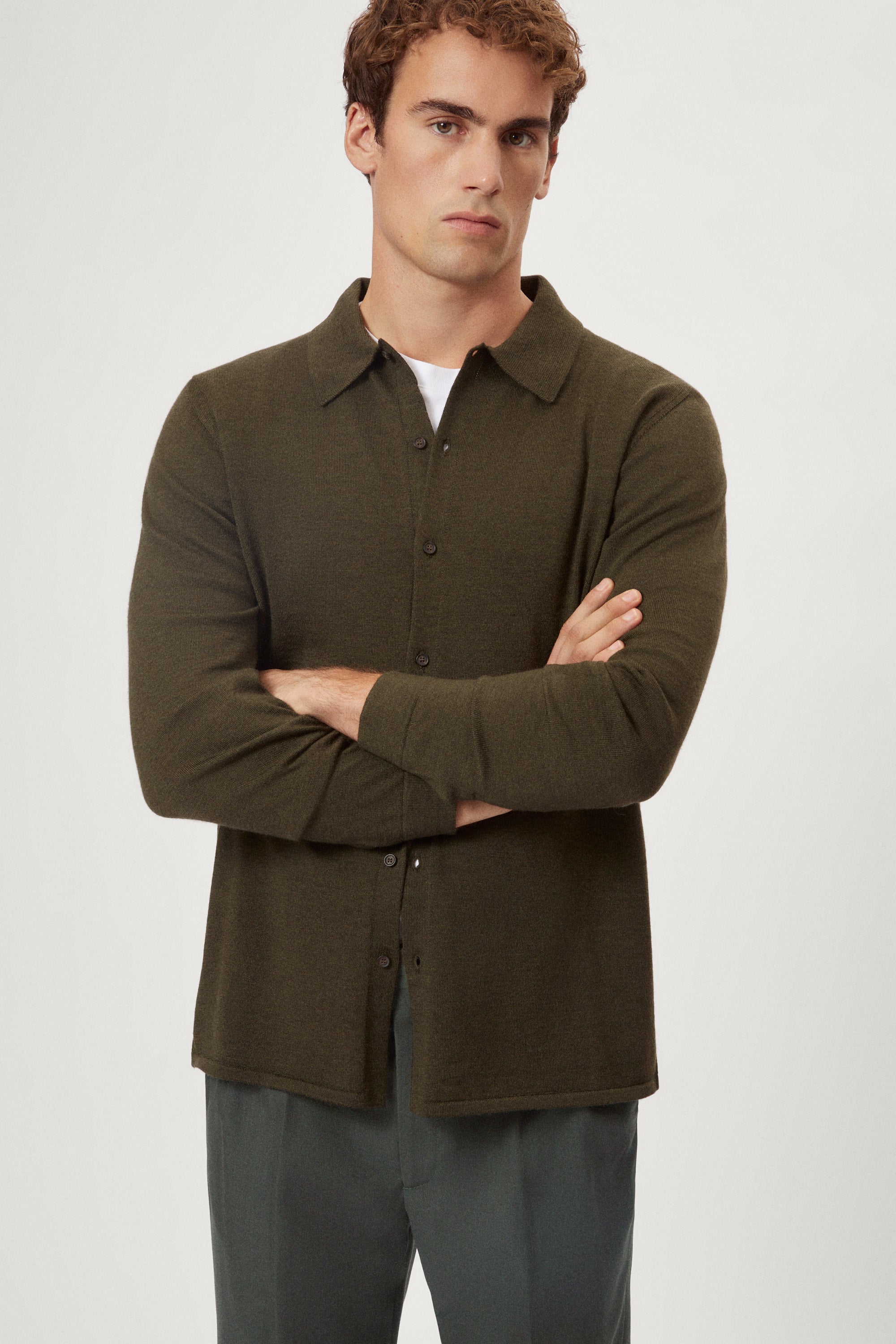 The Merino Wool Knit Shirt
