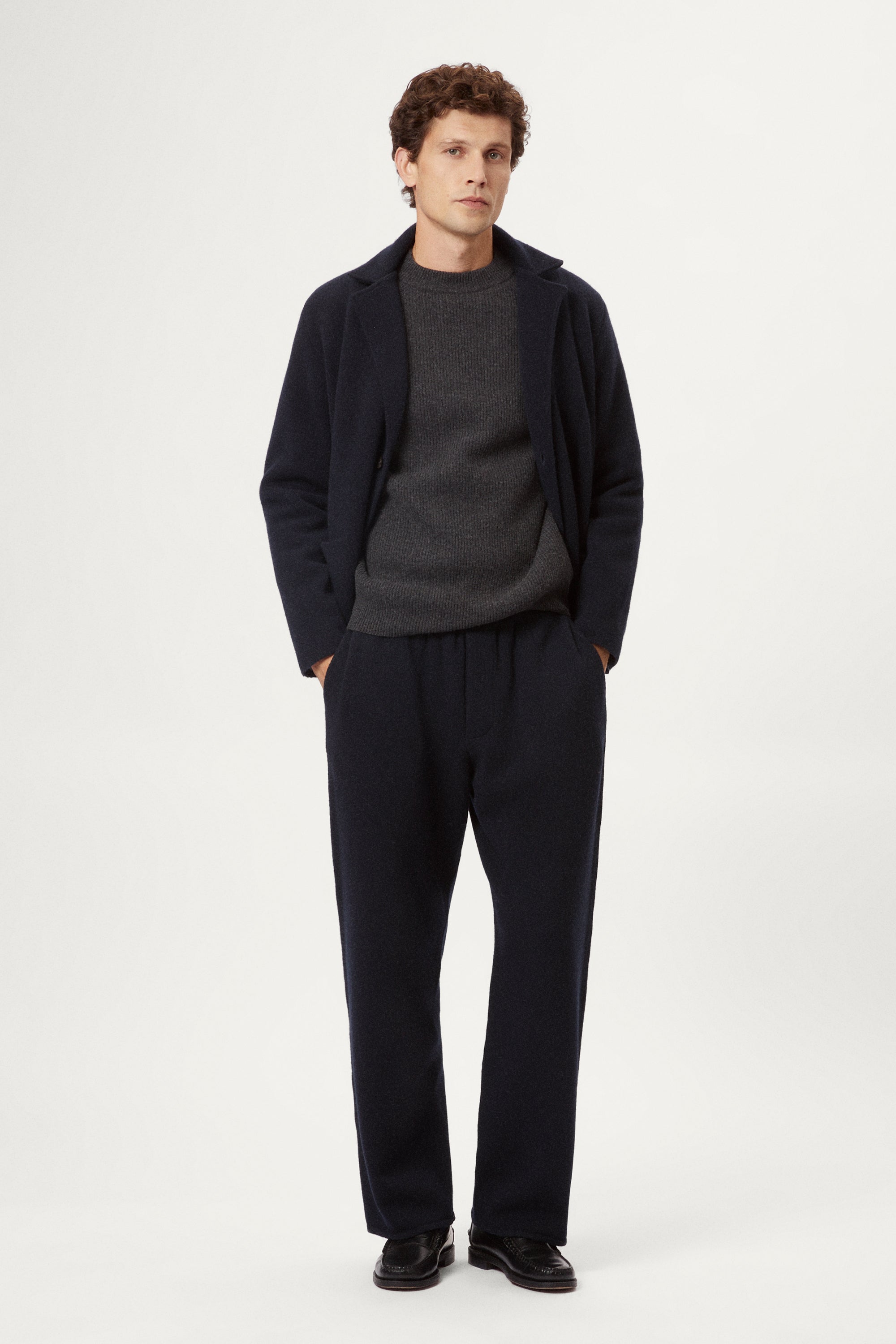 Pantalon en Maille de Laine