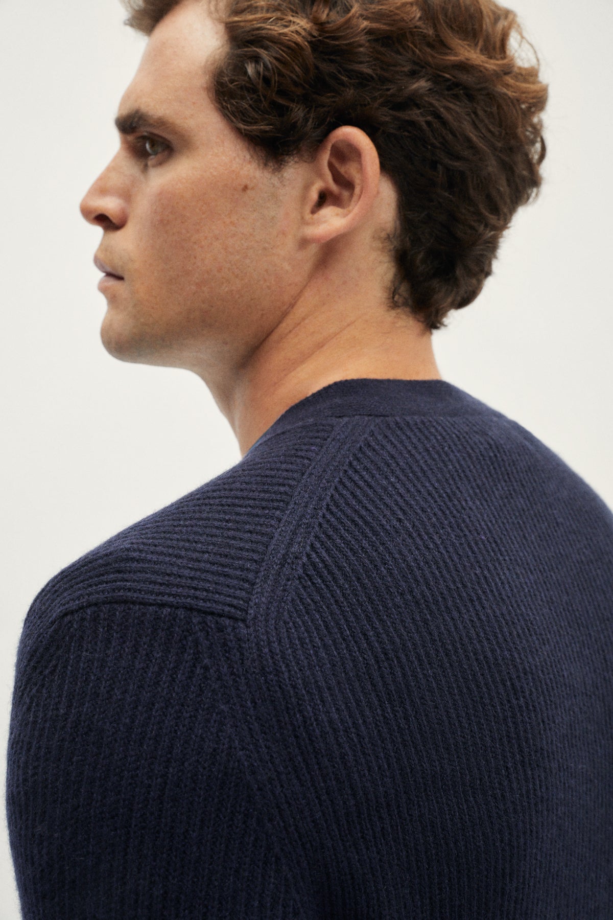 The ReCashmere Cardigan - blue