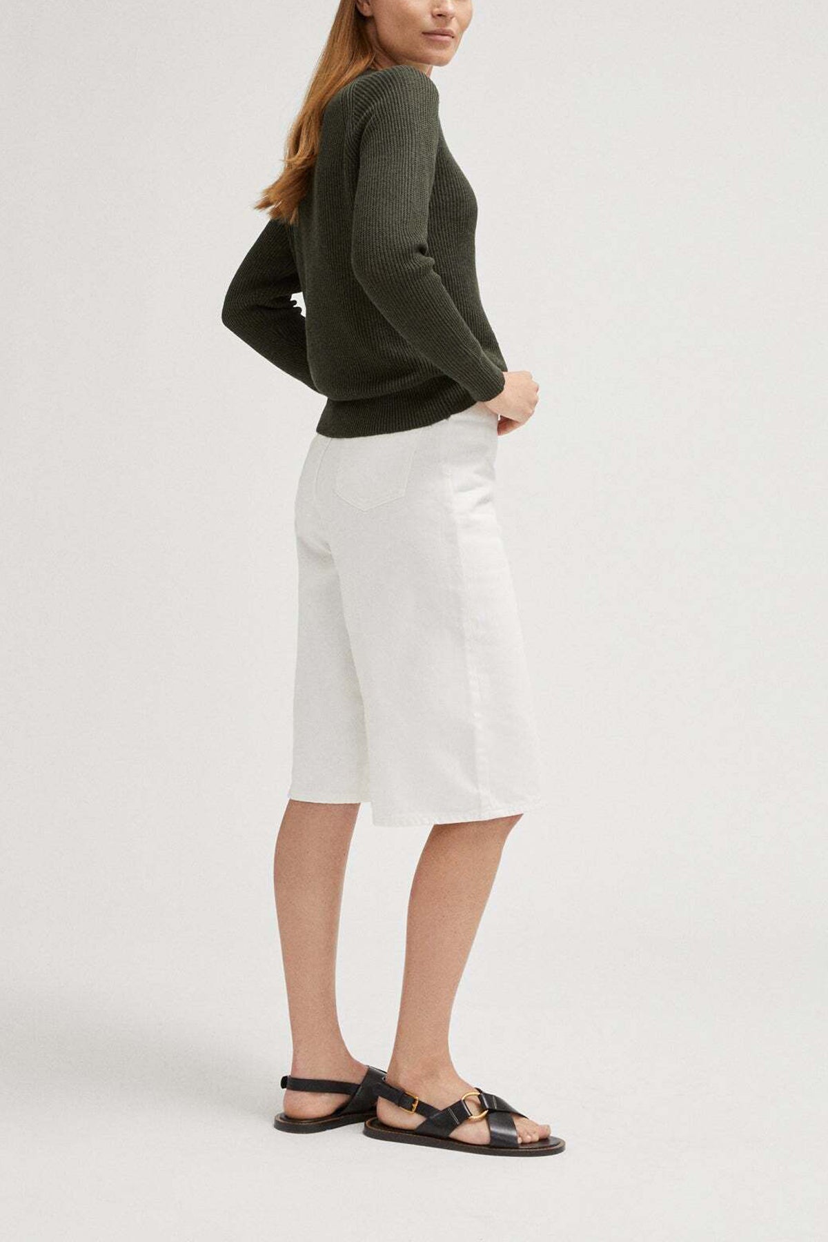 The Linen Cotton Raglan Sweater