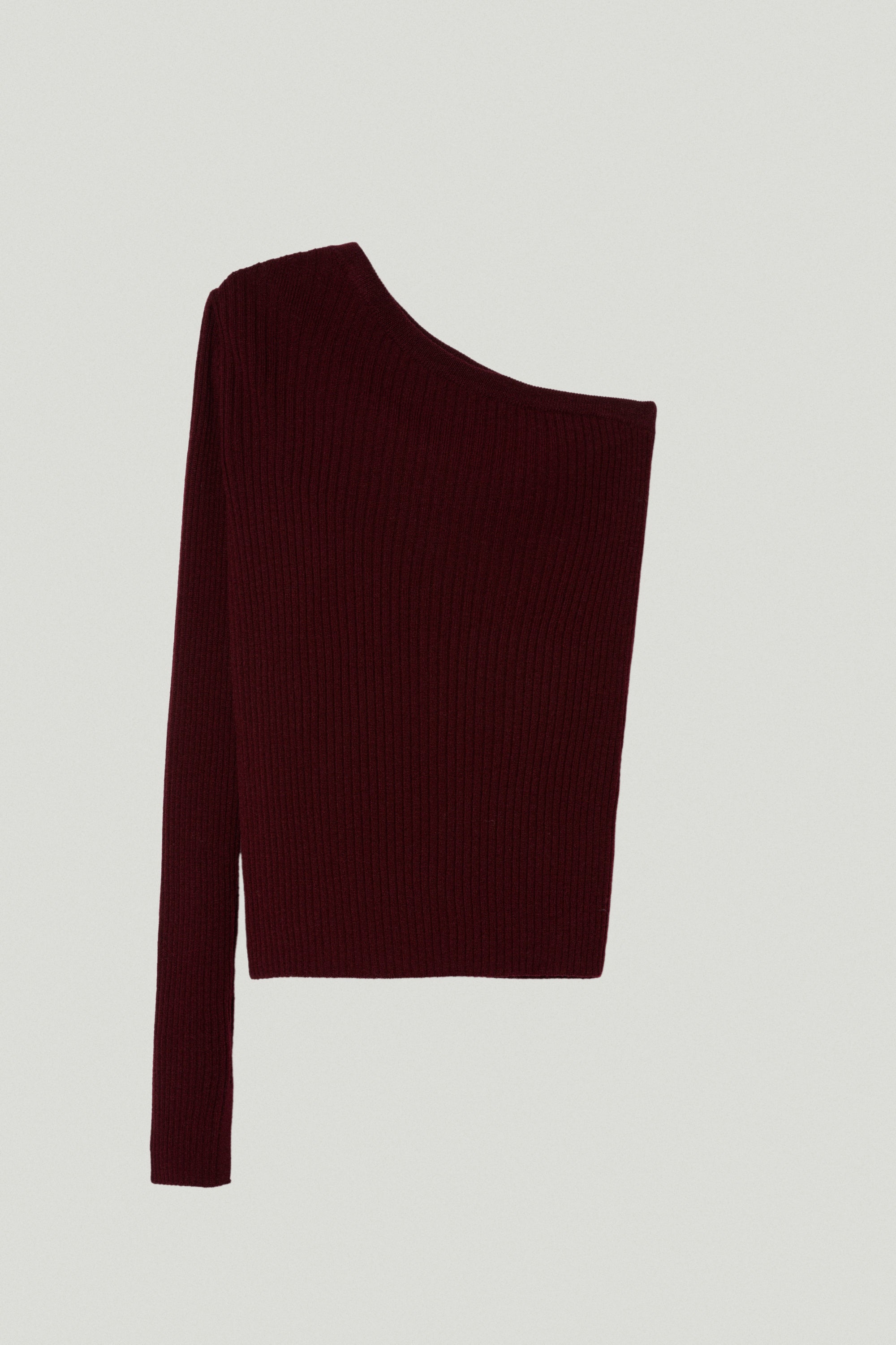 The Merino Wool One-Shoulder Top - Imperfect Version