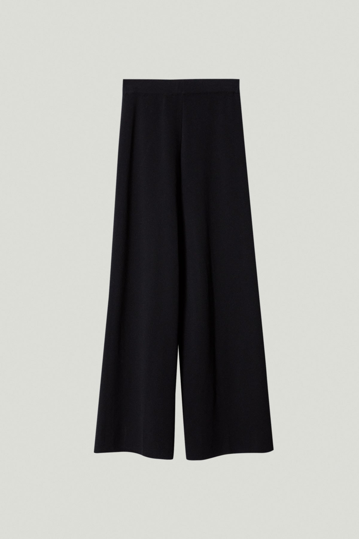the organic cotton wide leg pants 2 black