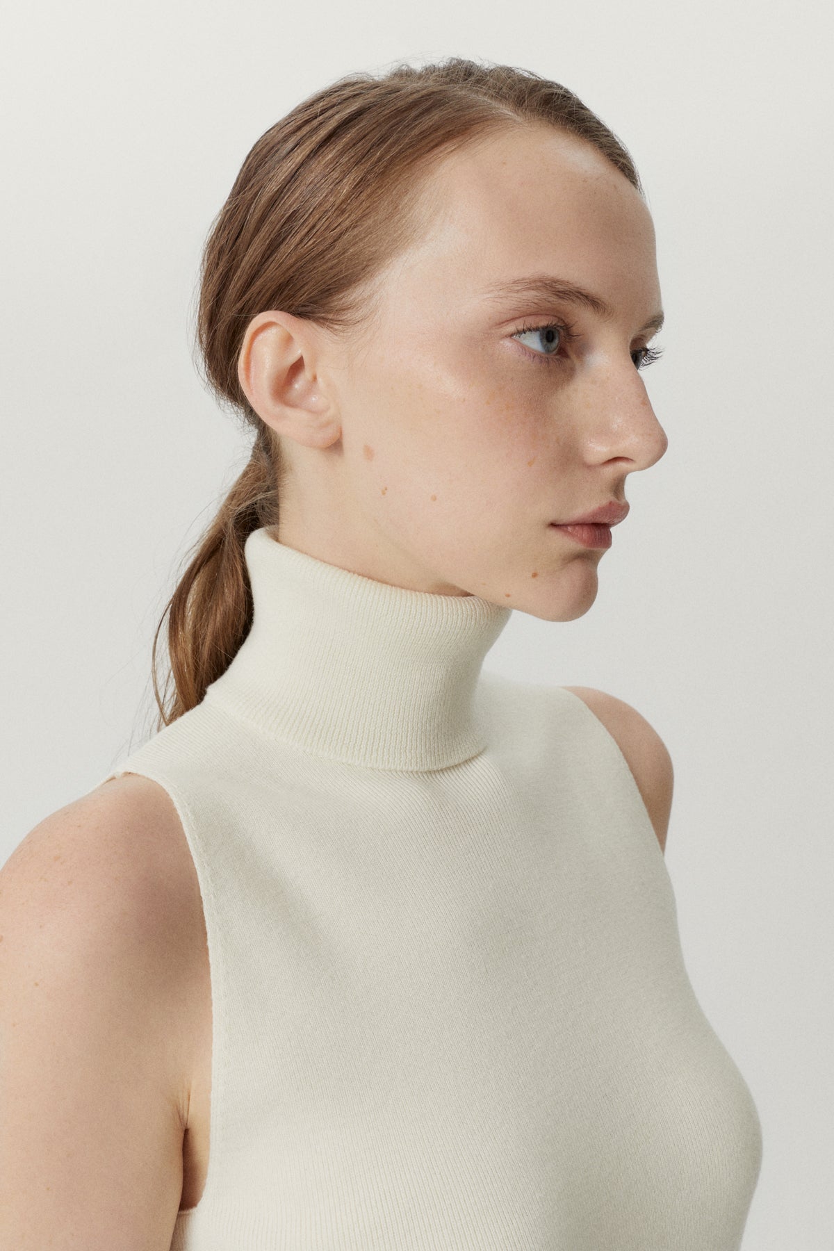 the ultrasoft wool a line top natural white