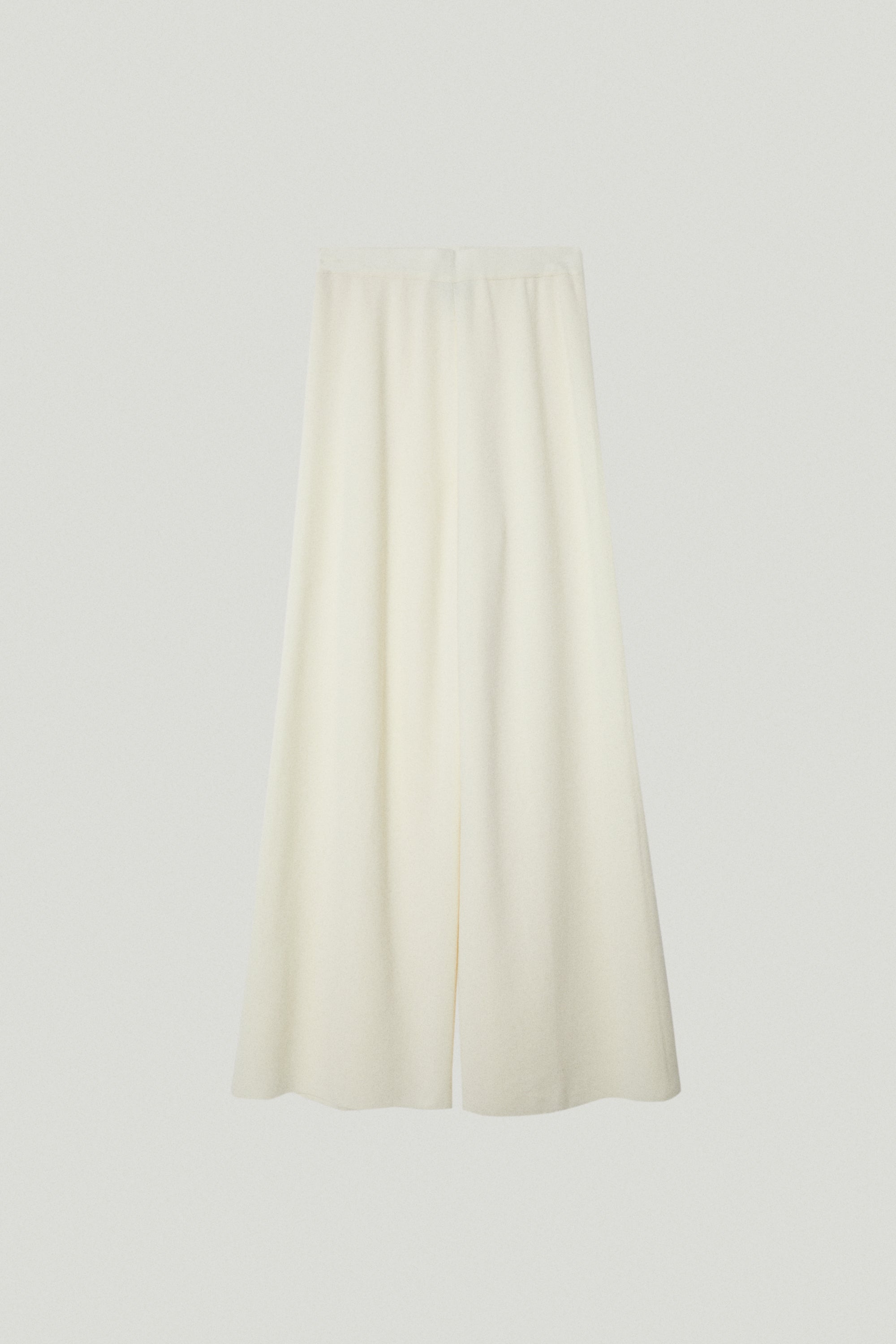 the ultrasoft wool palazzo pants natural white