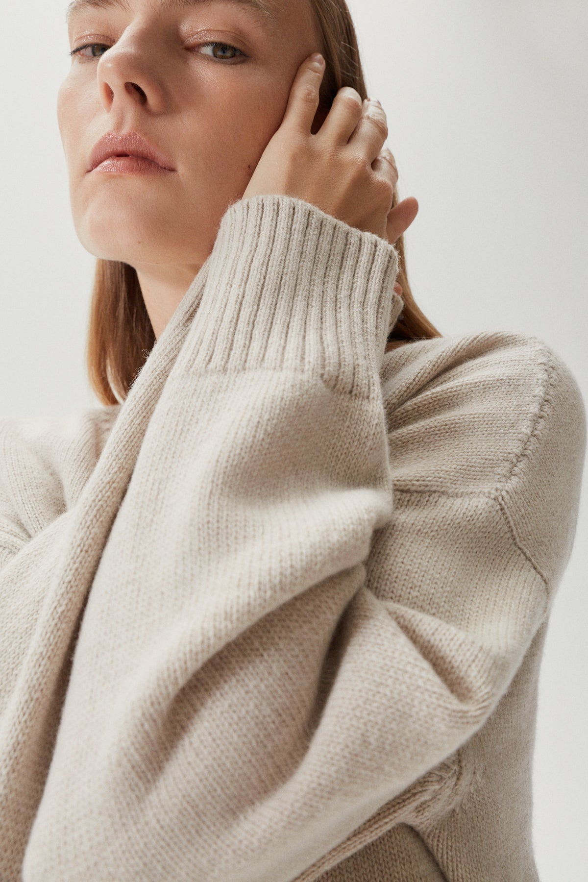 the woolen chunky sweater ecru