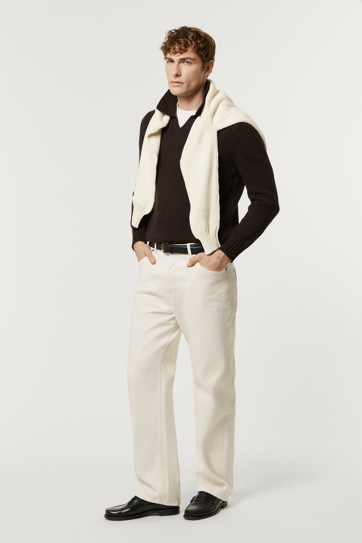 The Organic Cotton Tricot Polo brown