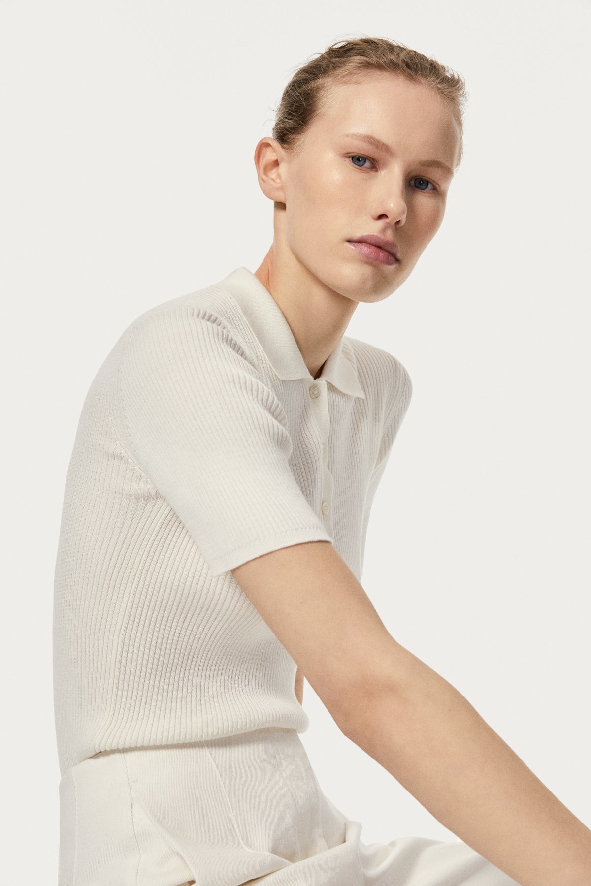 The Organic Cotton Ribbed Polo hay