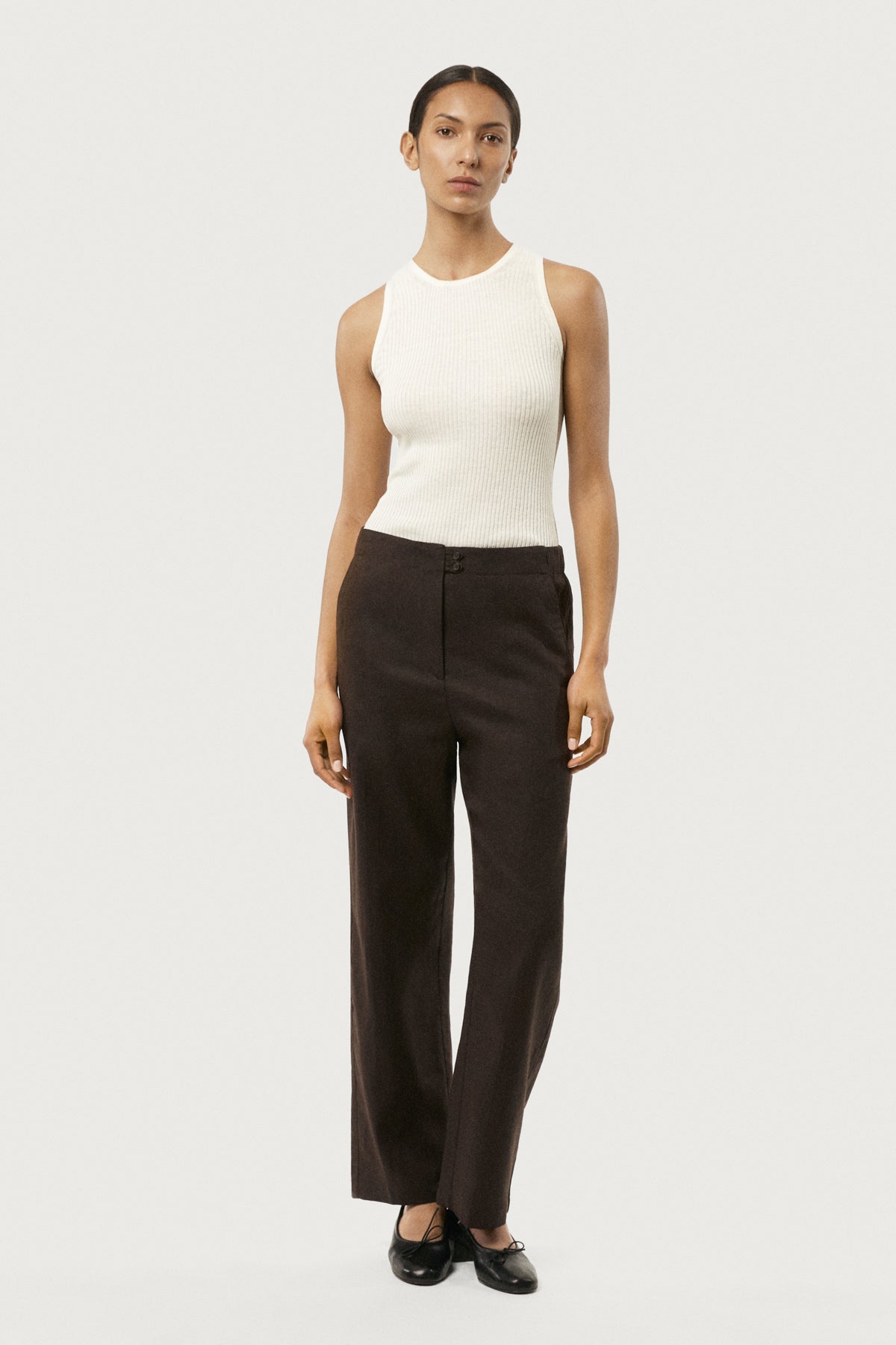 The Linen Cotton Tank Top