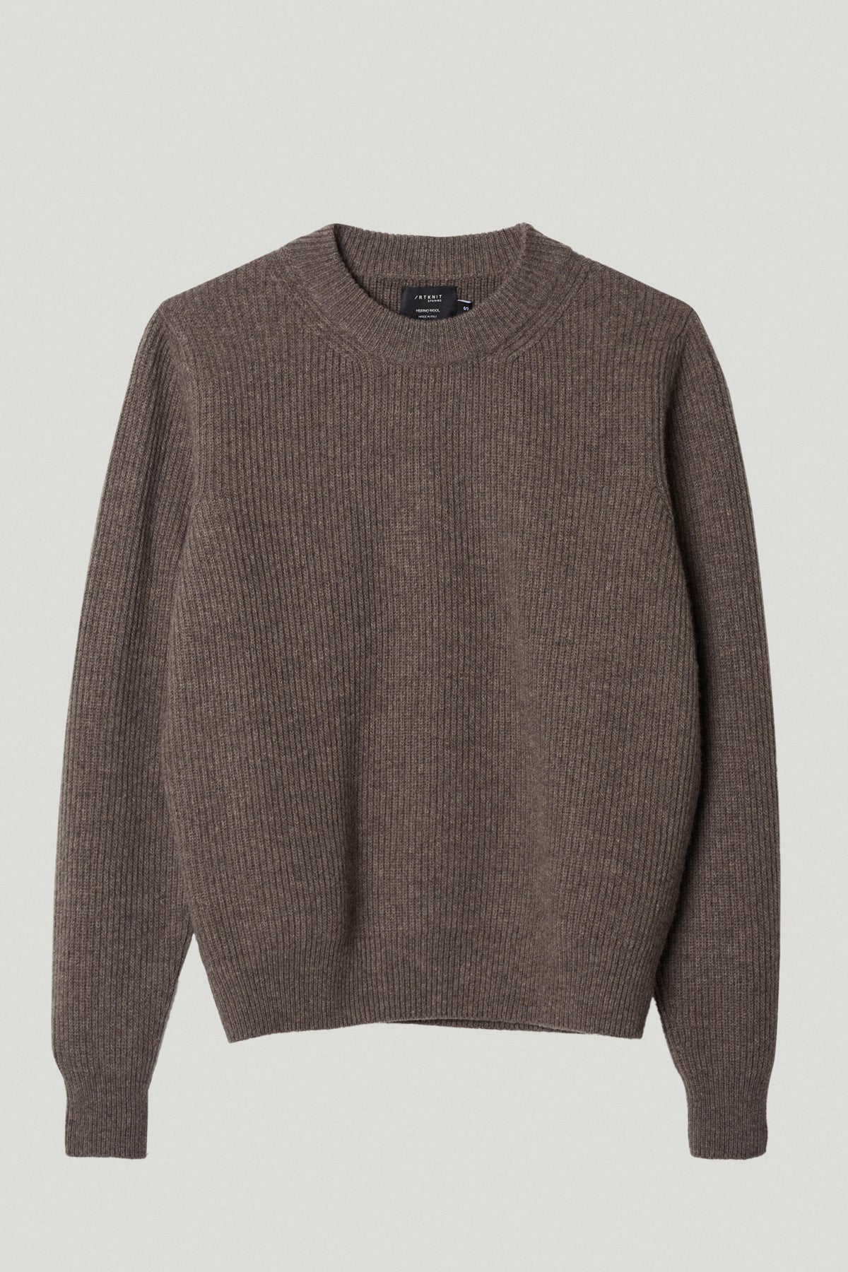 the woolen perkins sweater taupe