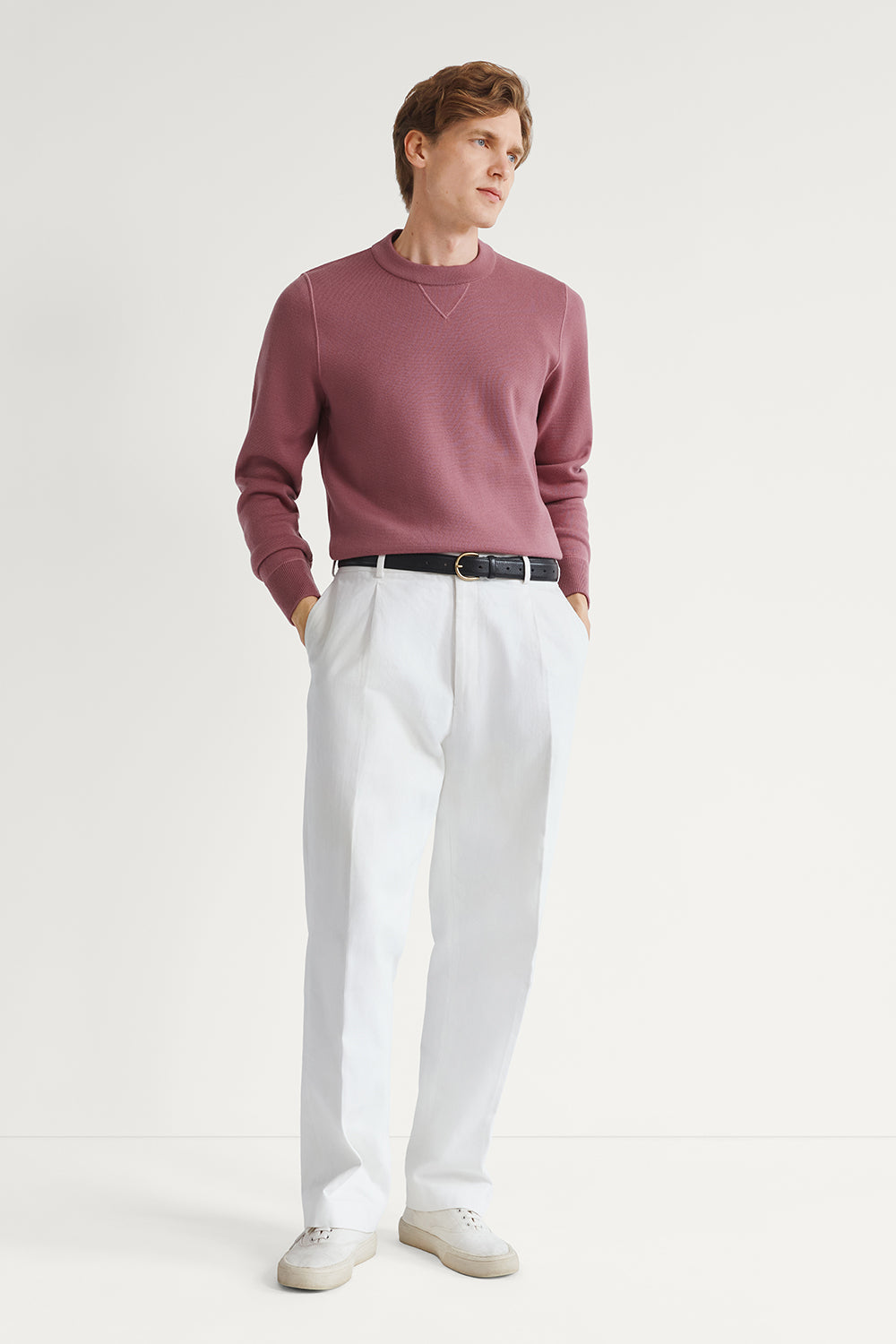 The Merino Wool Sweatshirt Mauve