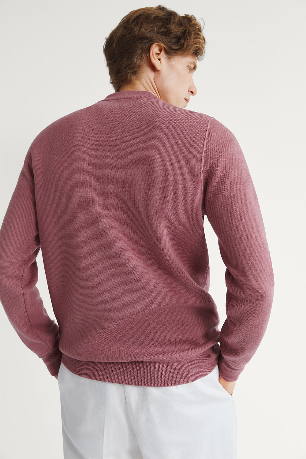 The Merino Wool Sweatshirt Mauve