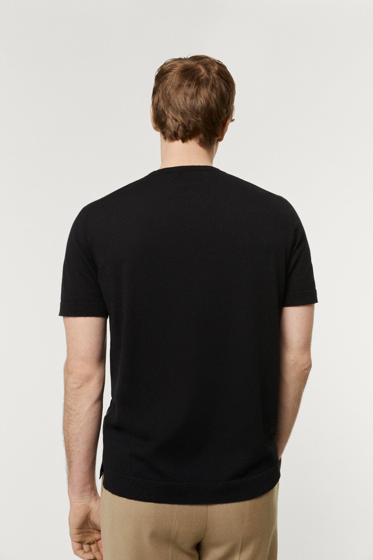 The Ultrasoft Wool T-Shirt black