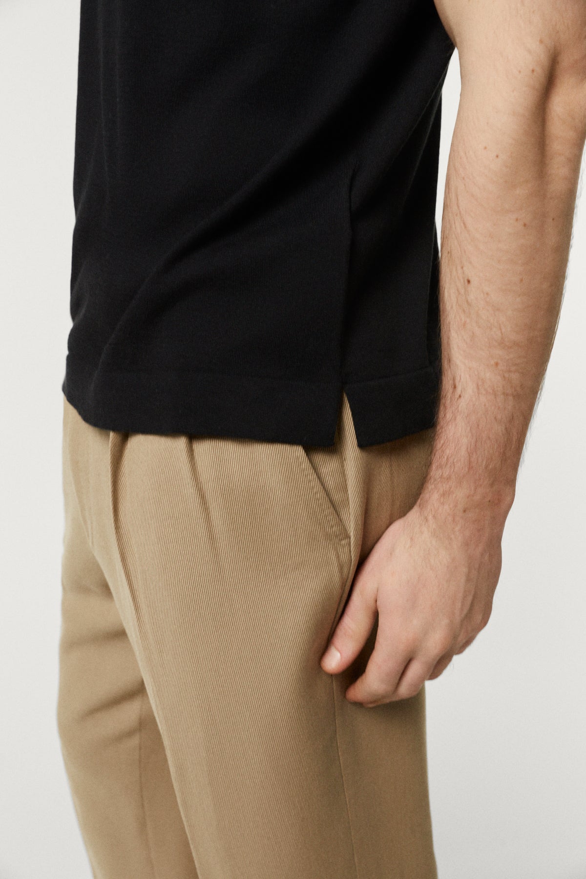 The Ultrasoft Wool T-Shirt black
