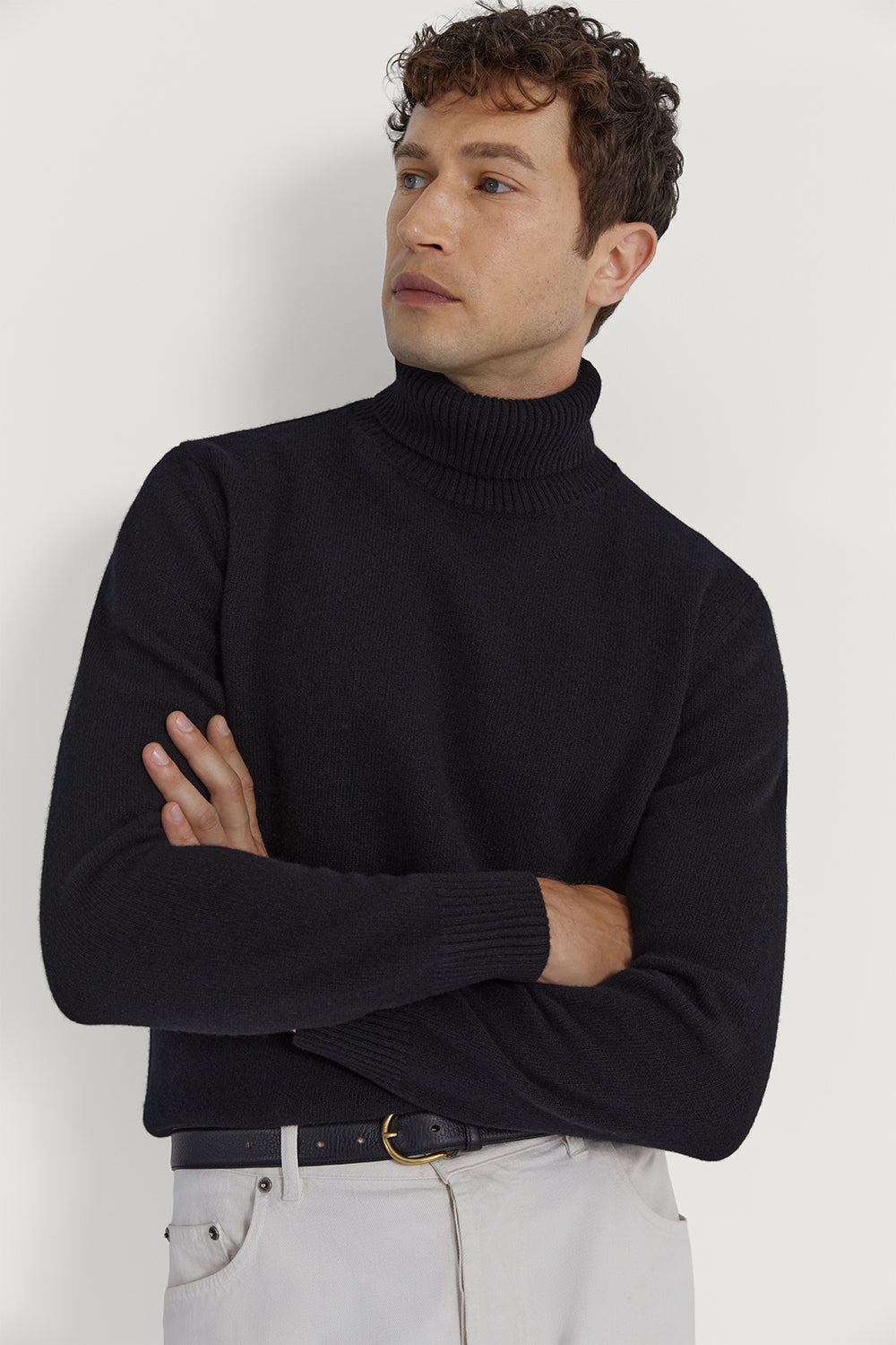 The Woolen Roll-Neck Black