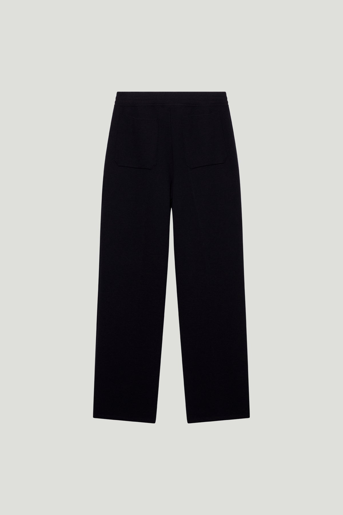 The Merino Wool Straight-Cut Sweatpants - Blue