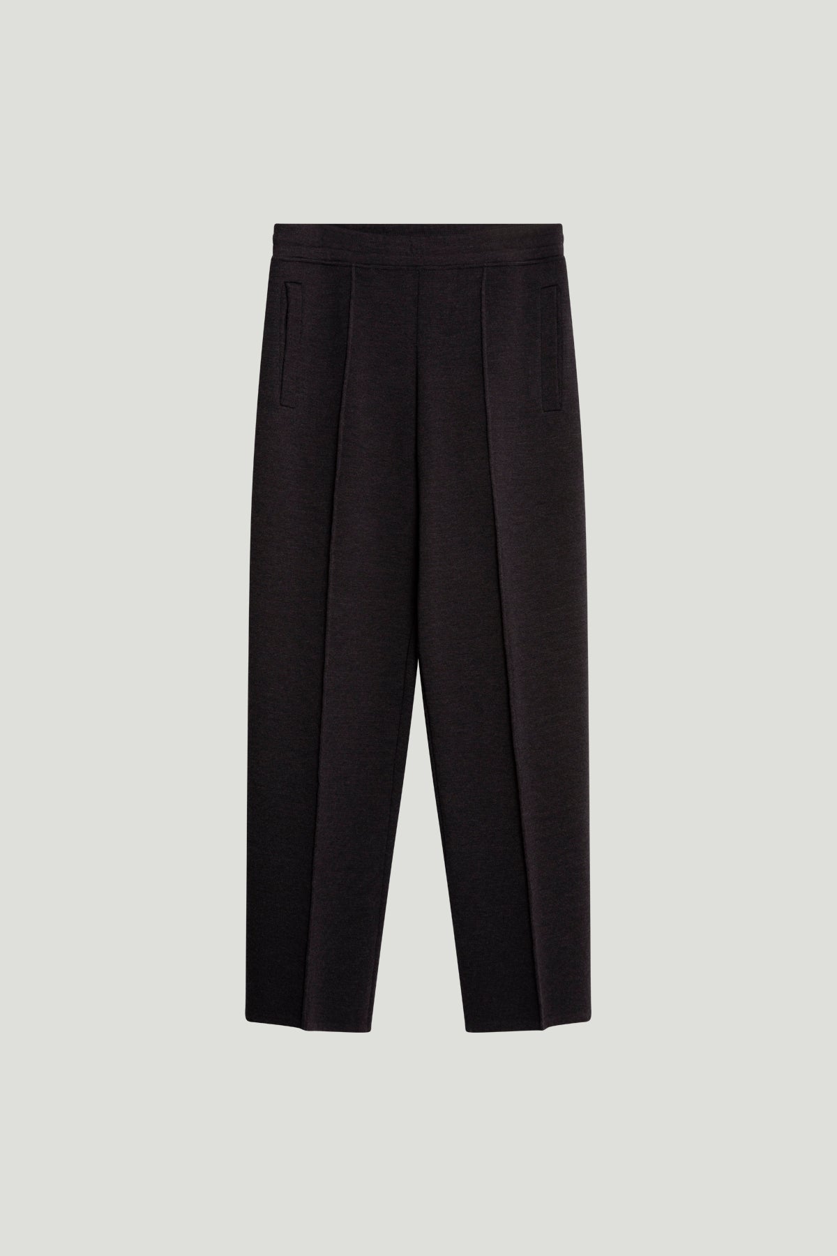 The Merino Wool Straight-Cut Sweatpants - grey