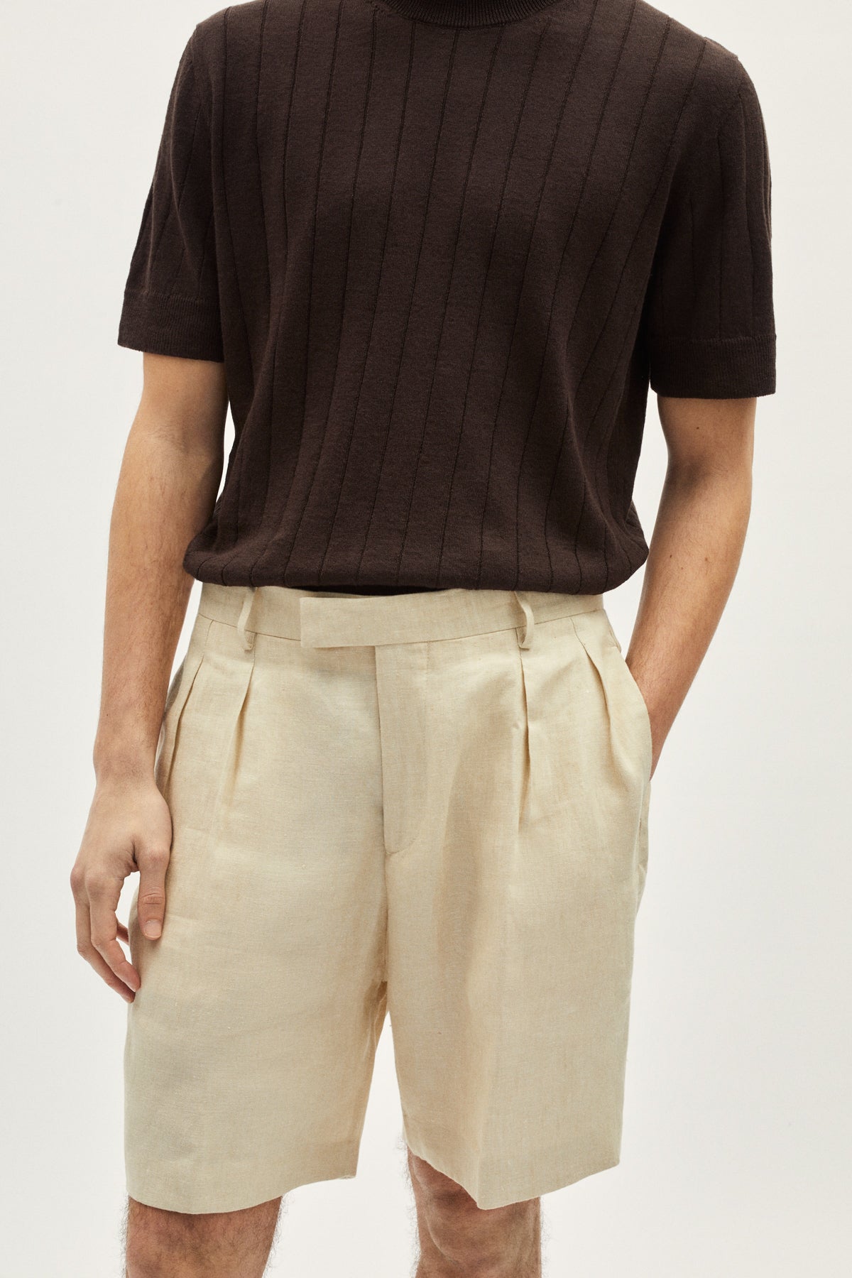 Bermuda in Twill di Lino