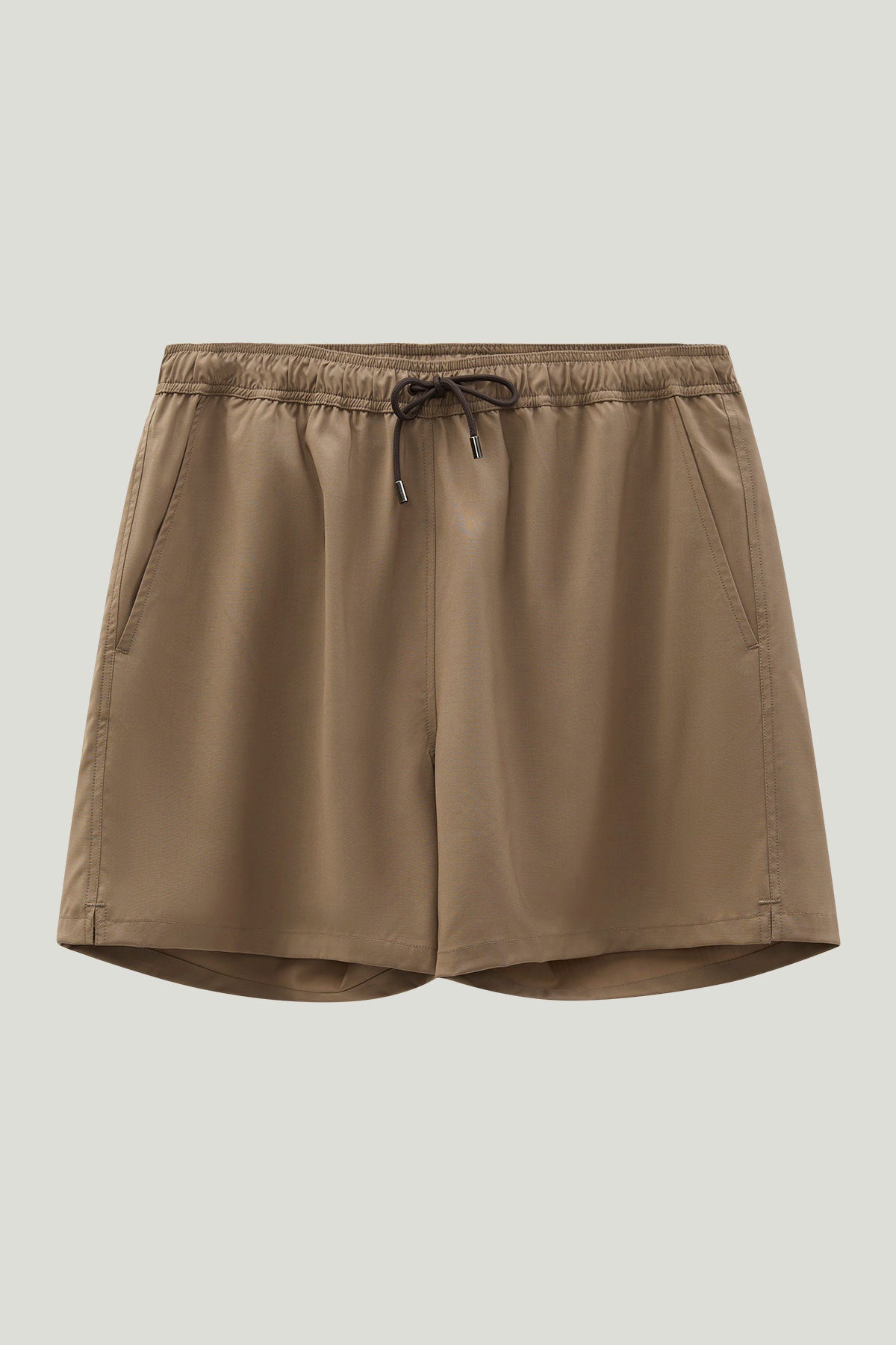 The Merino Wool Swim Shorts - brown
