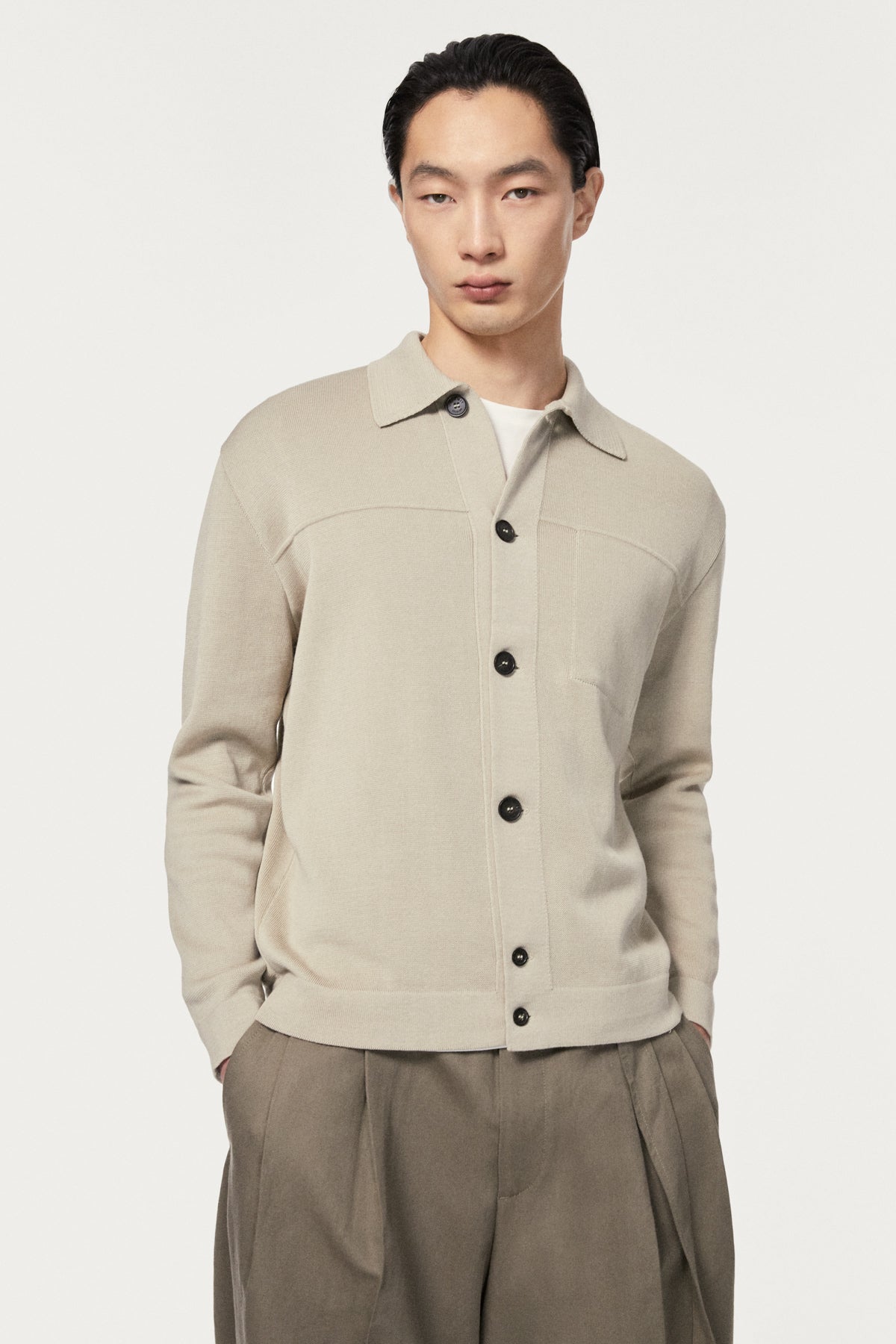 The Organic Cotton Boxy Jacket hay