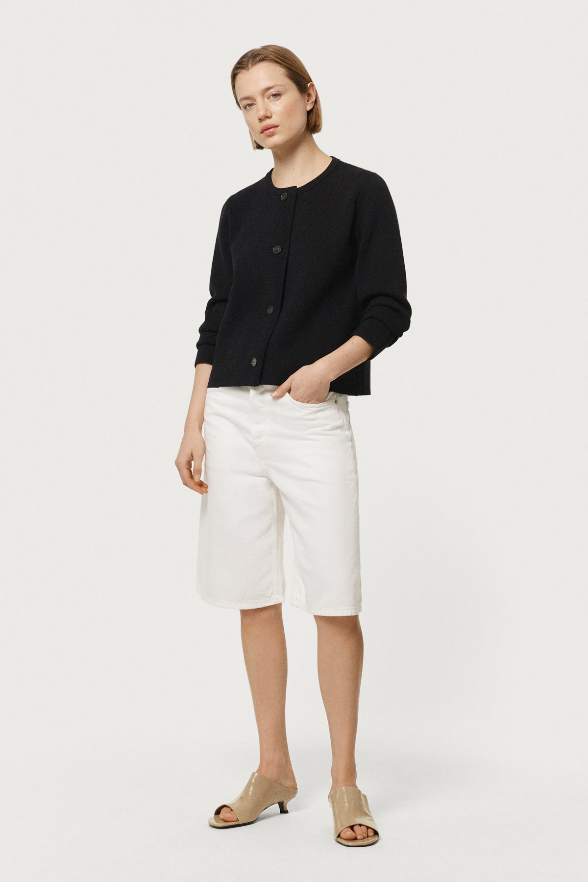 Schnittige Jacke aus Bio-Baumwolle