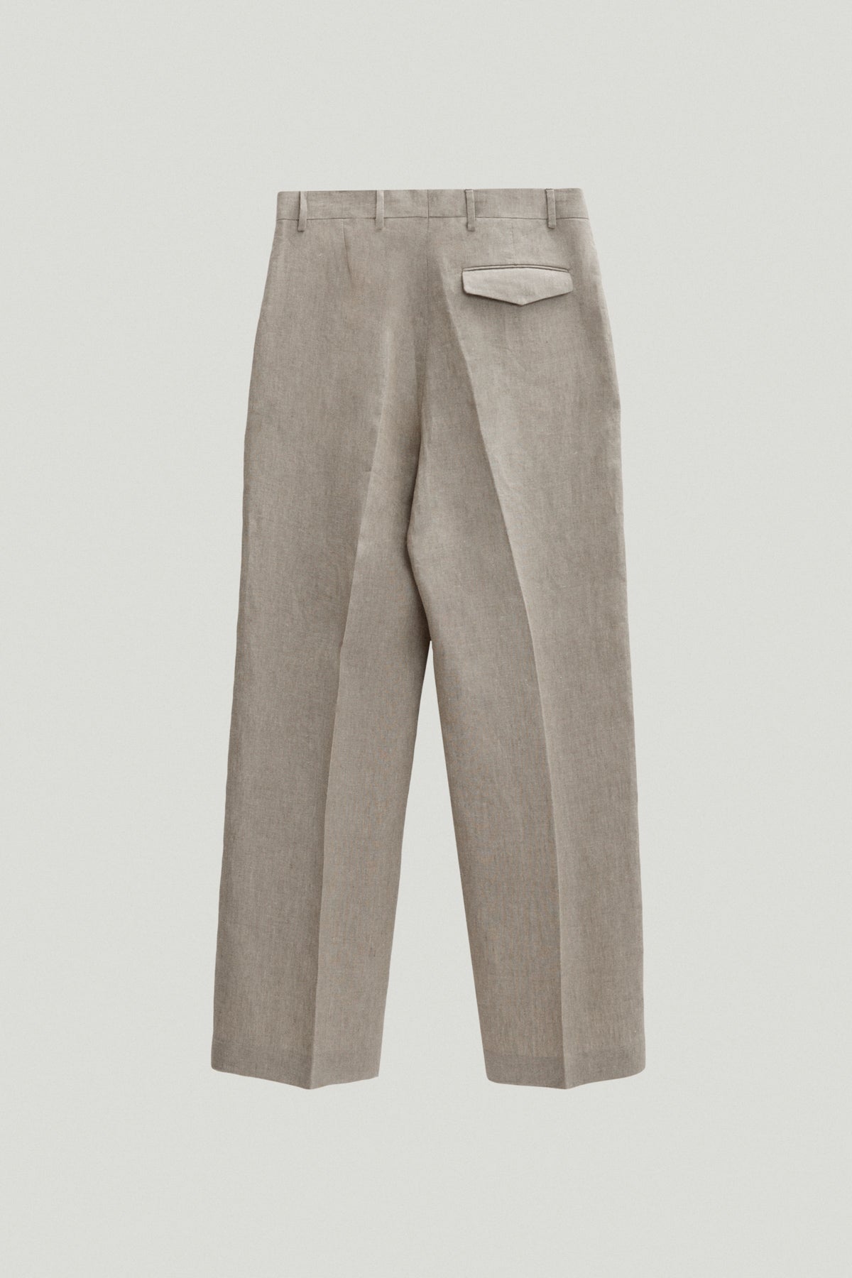 Pantaloni in Twill di Lino