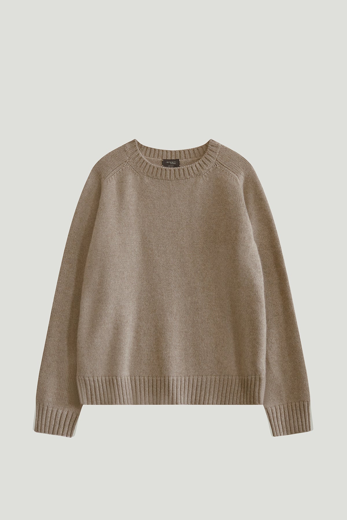 The ReCashmere Crew Neck Sweater- camel
