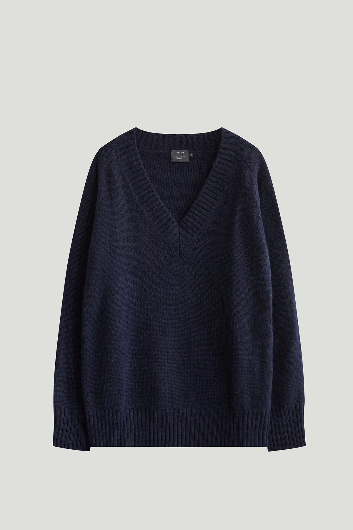 The ReCashmere V Neck - blue